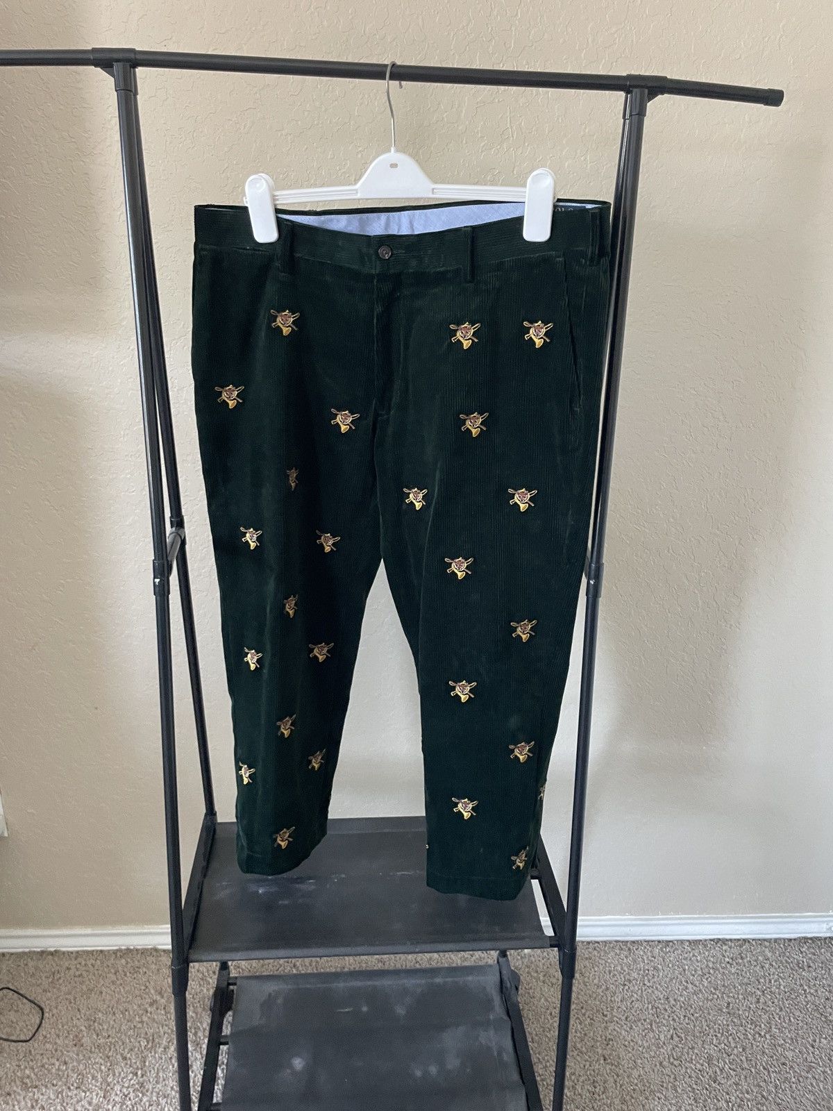 Polo Ralph Lauren French Horn & Foxes FF corduroy Cropped pants Size US 38 / EU 54 - 1 Thumbnail