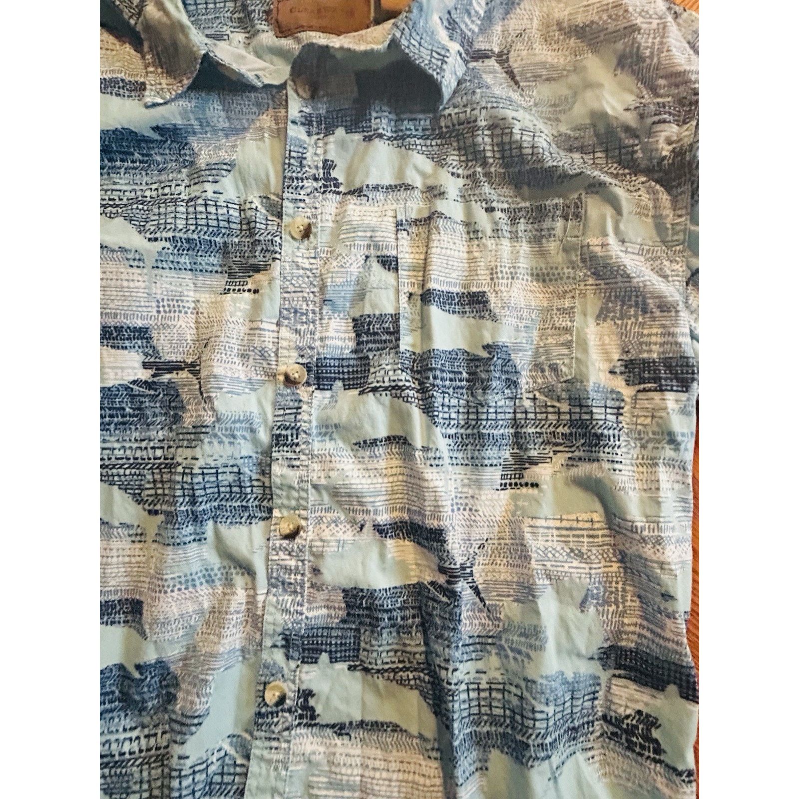 Clearwater Outfitters Clearwater Outfitters Shirt Mens XL SS Blue Marlin Cotton Size US XL / EU 56 / 4 - 2 Thumbnail