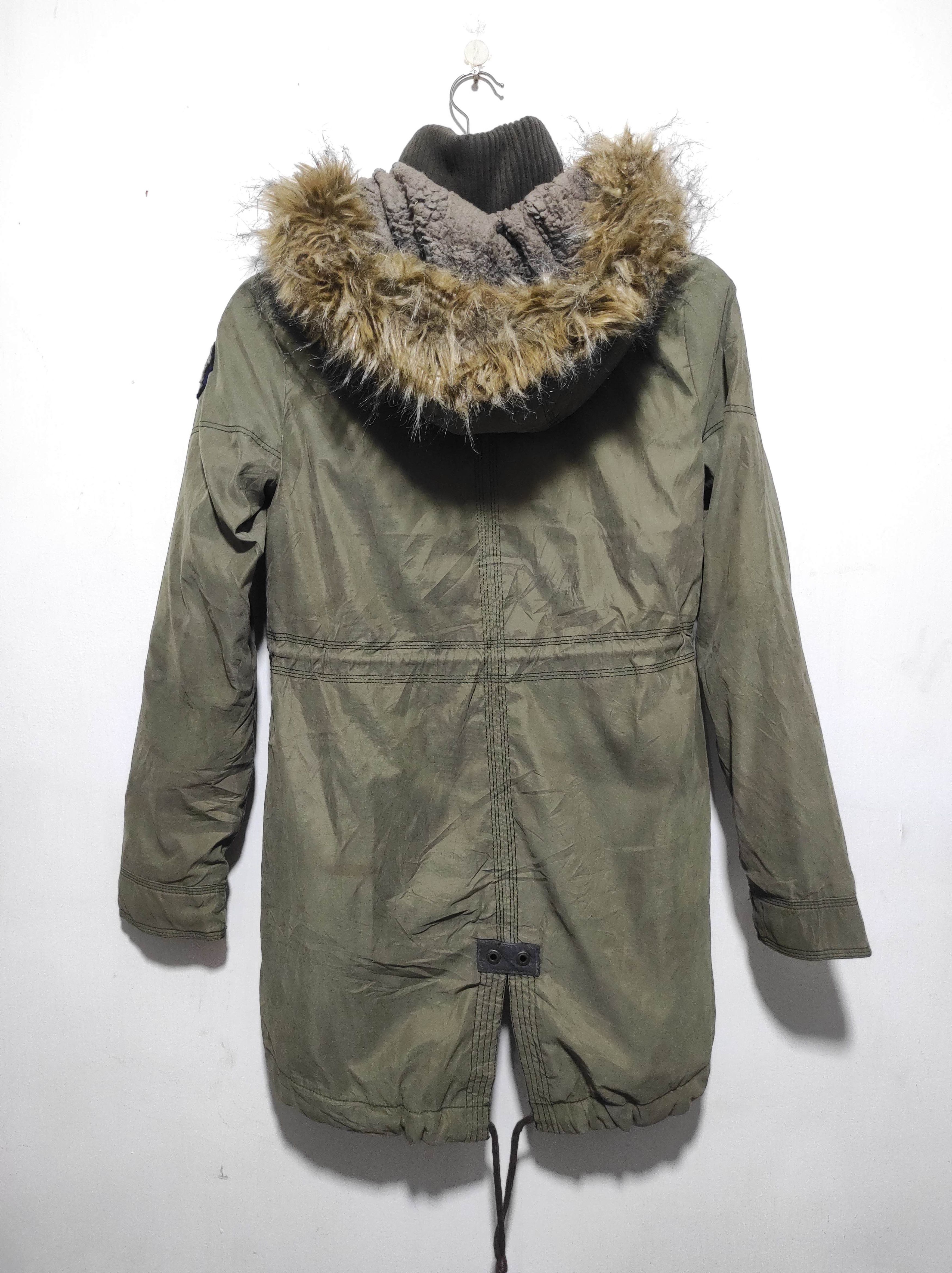 If Six Was Nine Abercrombie zip fur parka hoodie jacket Size XS / US 0-2 / IT 36-38 - 19 Thumbnail