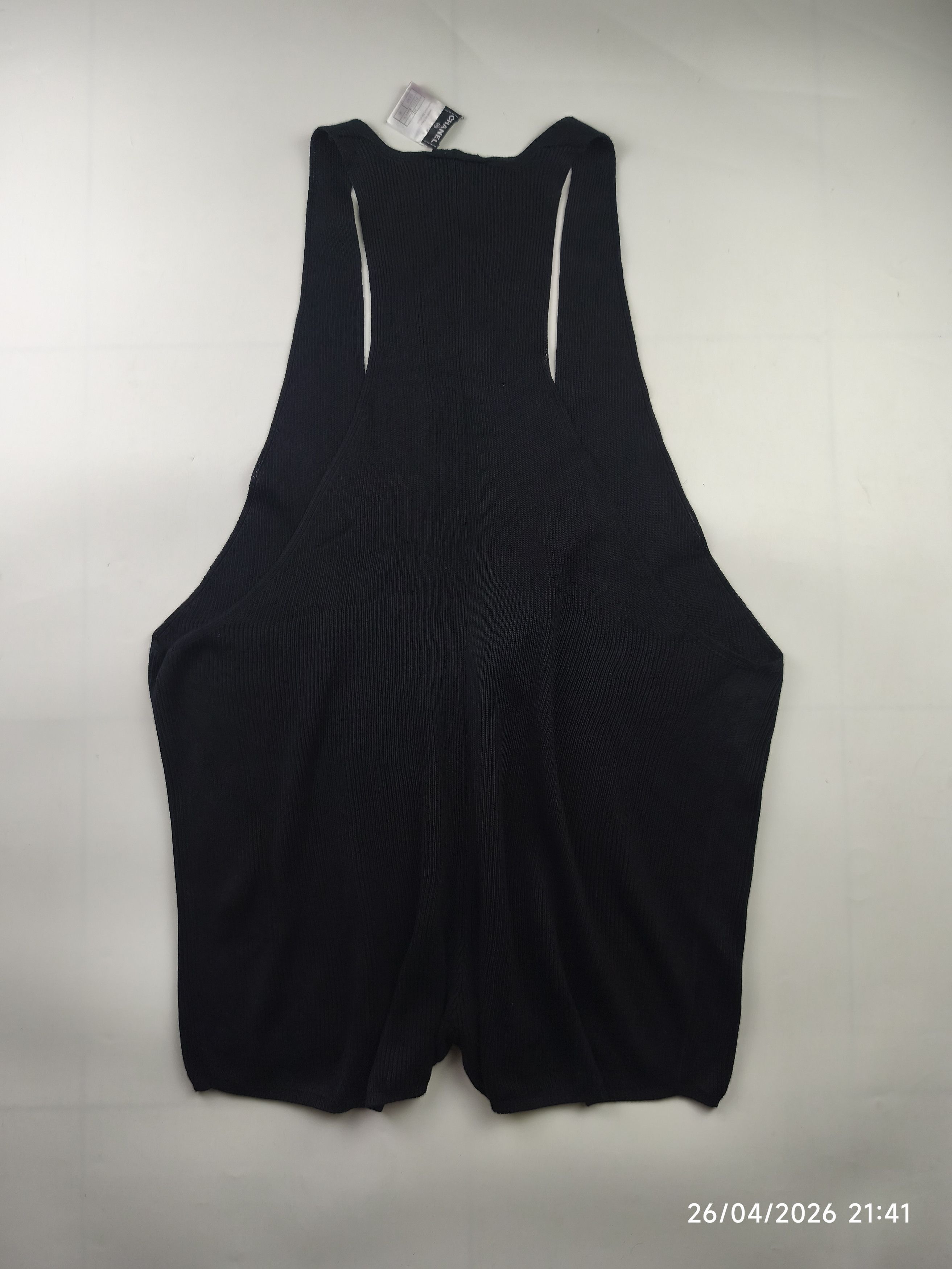 Chanel Chanel S/S 08' karl lagerfeld - knit silk jumpsuit Size XS / US 0-2 / IT 36-38 - 4 Thumbnail