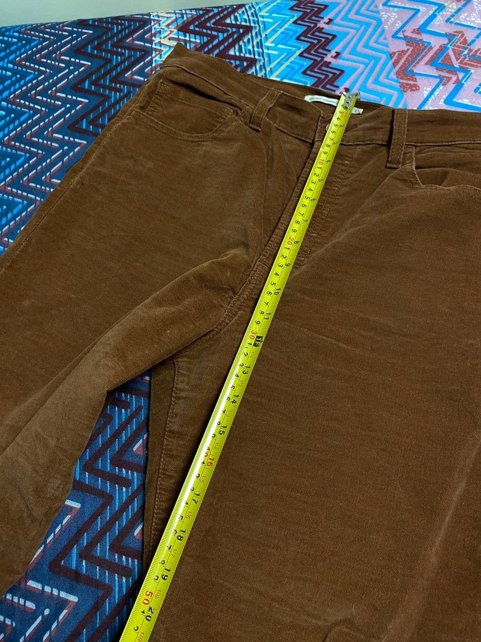 Levi's × Vintage Vintage LEVI'S American Streewear Velvet Pants Size US 31 - 8 Thumbnail
