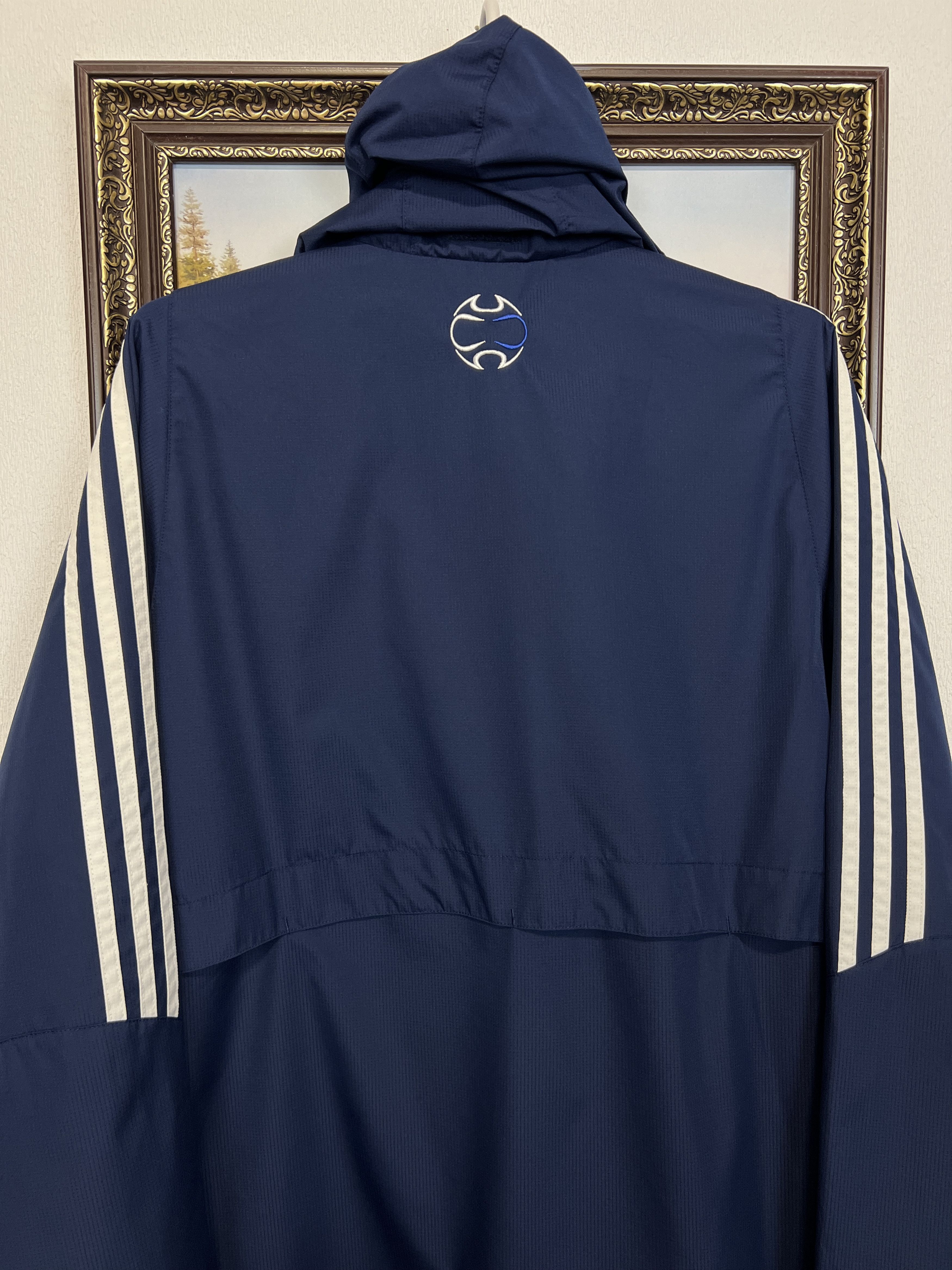 Adidas Vintage Chelsea Football Rain Hooded Jacket Soccer Track Top Size US S / EU 44-46 / 1 - 10 Thumbnail