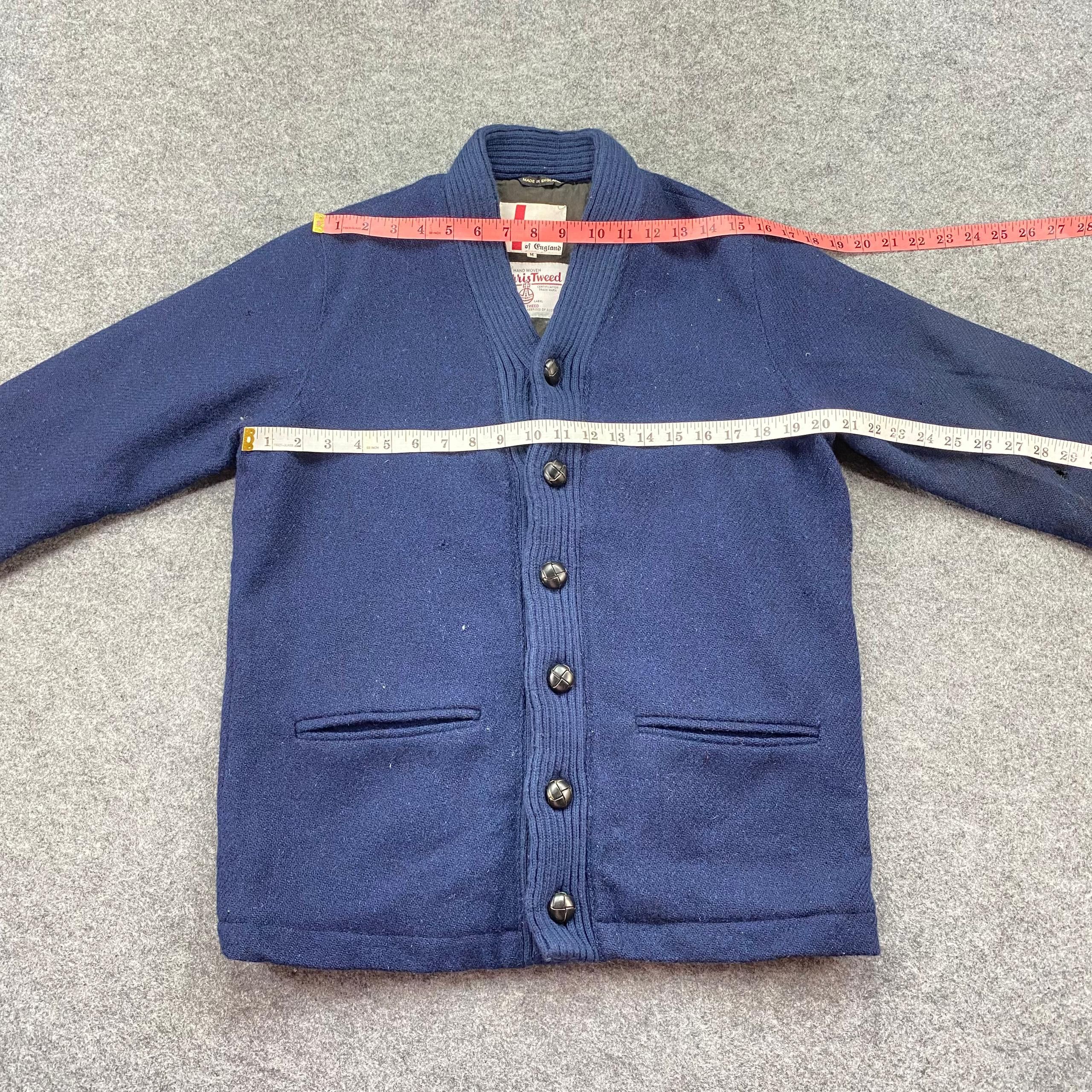 Harris Tweed Vintage Harris Tweed Raw Tex Of England Cardigan Size US M / EU 48-50 / 2 - 3 Thumbnail