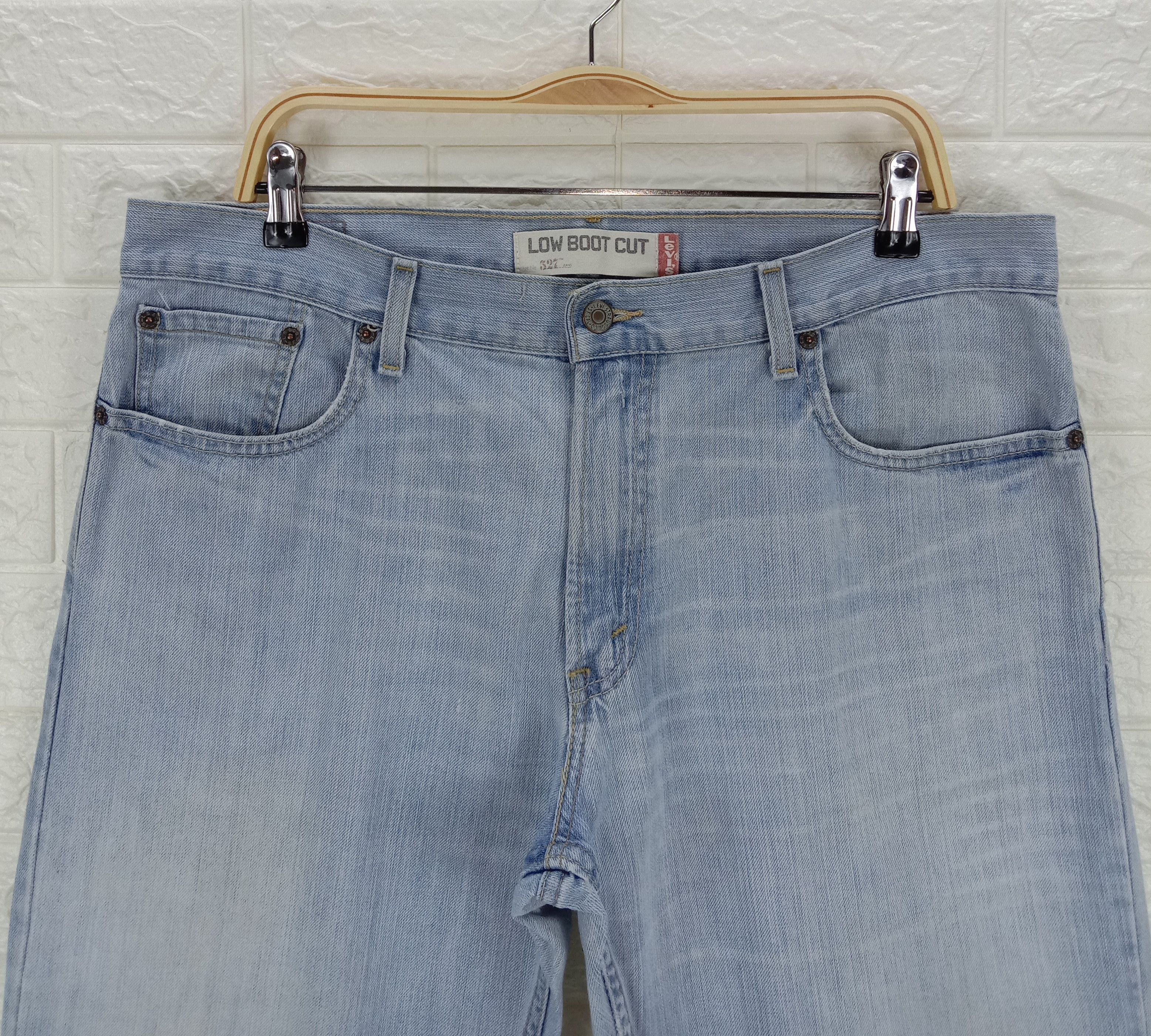 Levi's Vintage Levi's 527 Flare Jeans Light Wash Denim Size US 36 / EU 52 - 2 Thumbnail