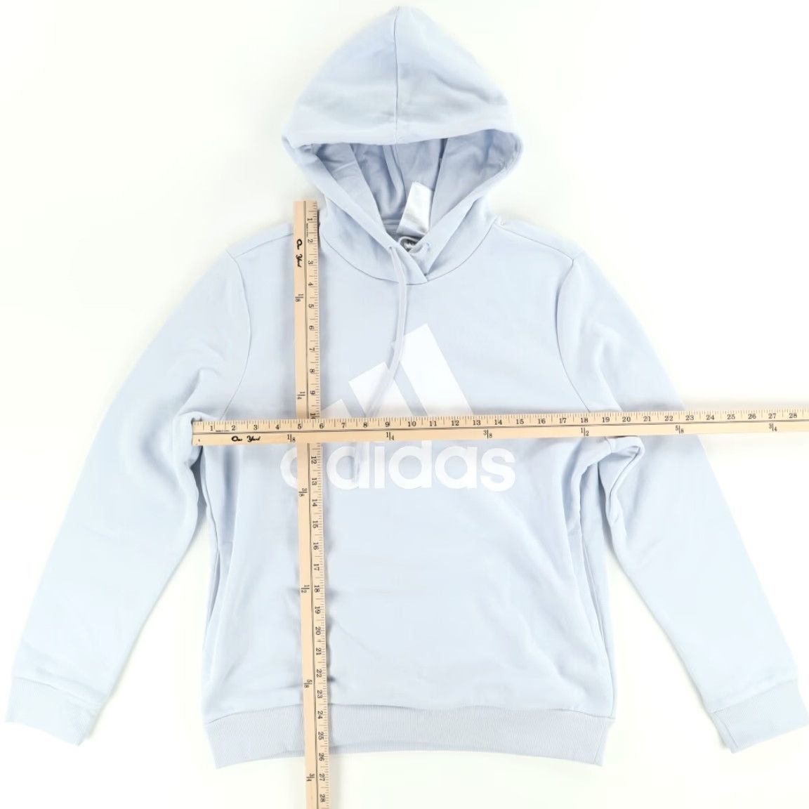 Adidas Adidas Hoodie Large Graphic Solid Long Sleeve Blue Women's L Size L / US 10 / IT 46 - 3 Thumbnail