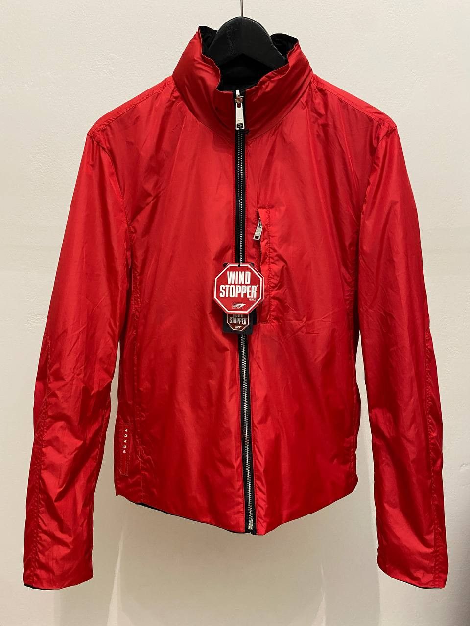 Prada Prada Tab Logo Reversible Nylon Windstopper Black Red Jacket Size US S / EU 44-46 / 1 - 2 Thumbnail
