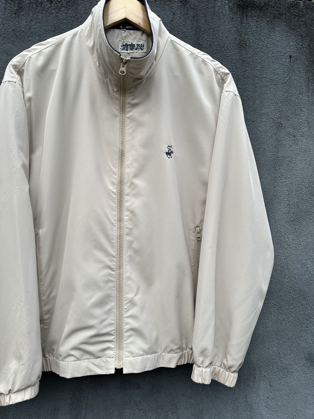 Beverly Hills Polo Club Baverly Hills Polo Club Cream Bomber Jacket Size US M / EU 48-50 / 2 - 7 Thumbnail