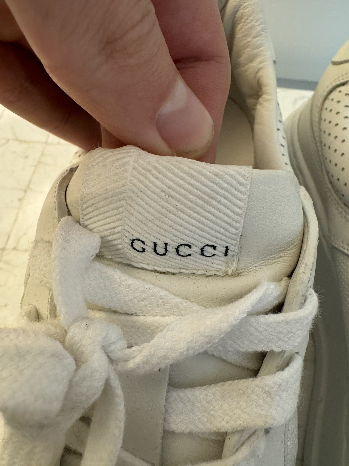 Gucci Gucci GG embossed leather sneaker Size US 11 / EU 44 - 4 Thumbnail