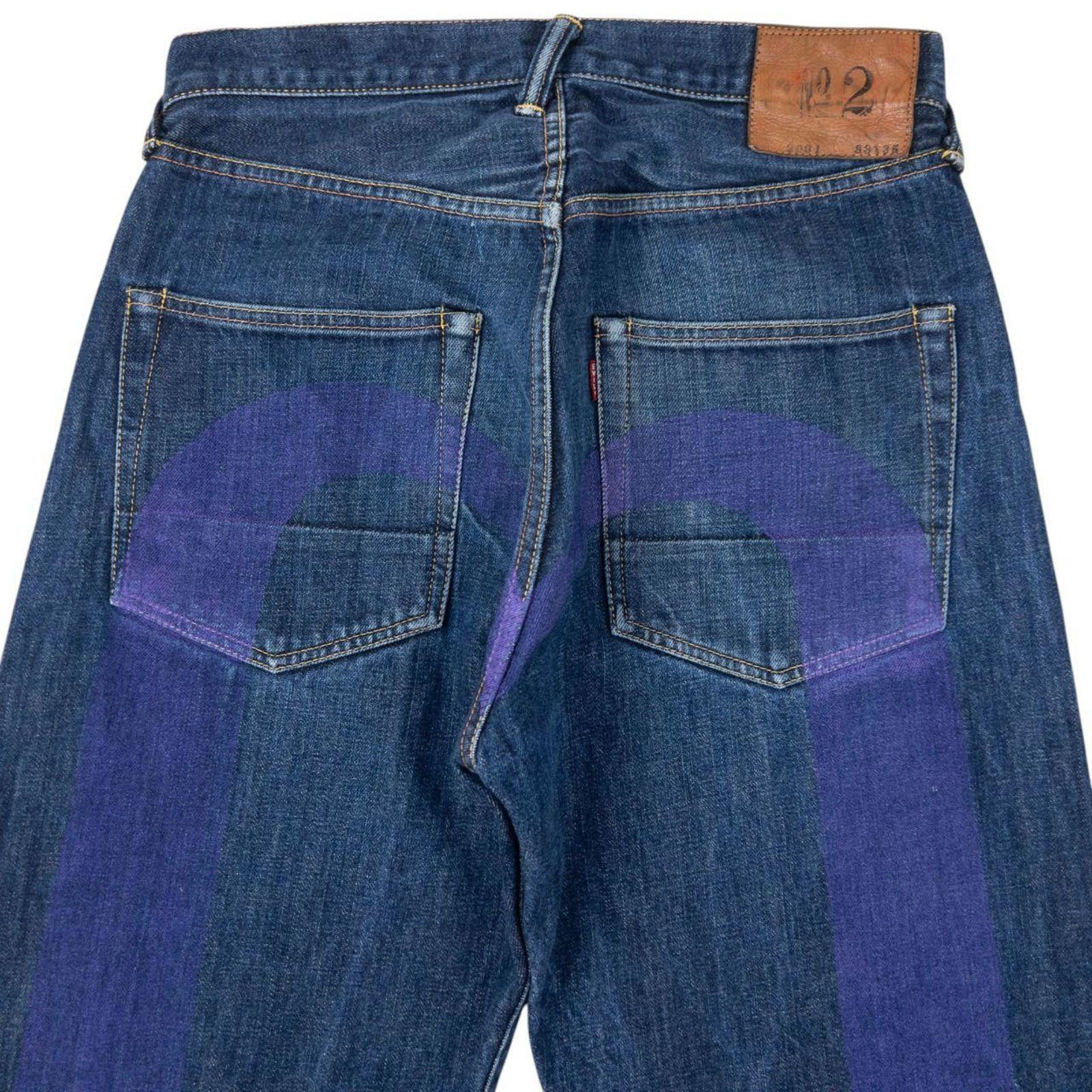 Evisu Vintage 90s Evisu Painted Daicock Japanese Denim Jeans W31 Size US 31 - 2 Thumbnail