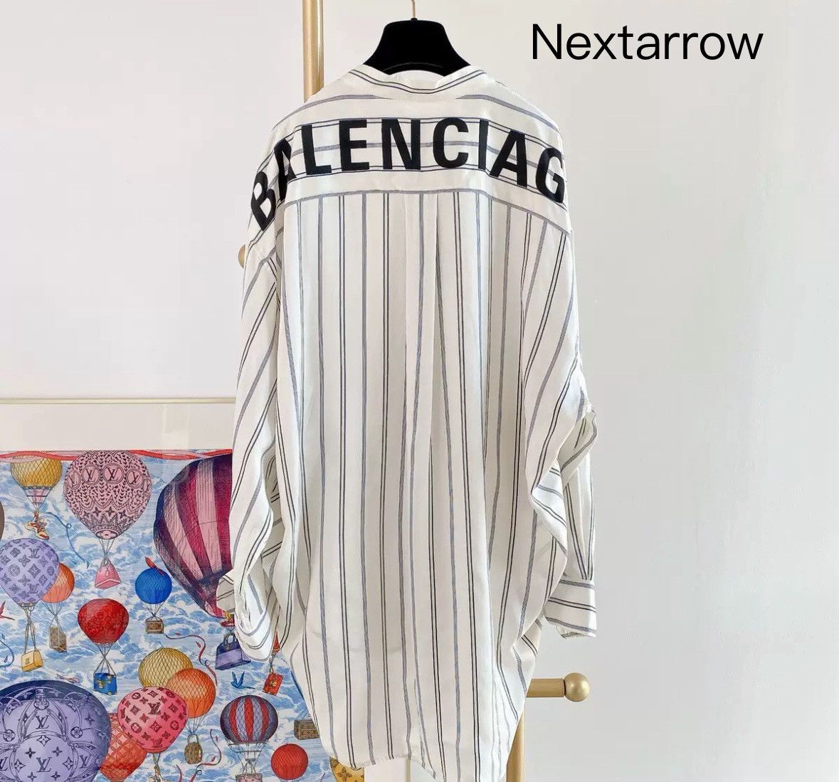 Balenciaga Balenciaga striped shirt2412-Nextarrow Size US XS / EU 42 / 0 - 2 Thumbnail