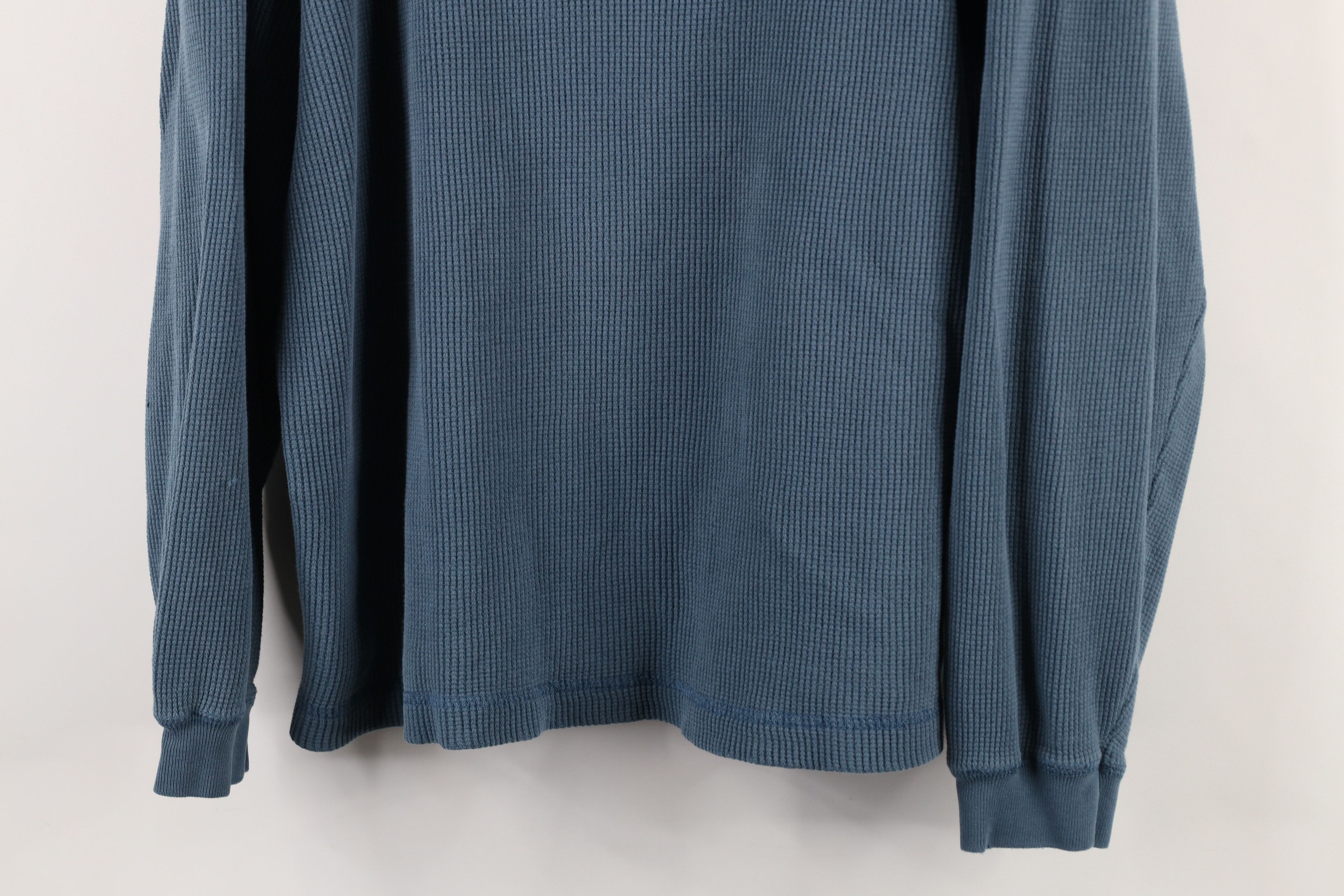 Vintage Vintage 90s Streetwear Boxy Fit Thermal Waffle Knit T-Shirt Size US L / EU 52-54 / 3 - 3 Thumbnail