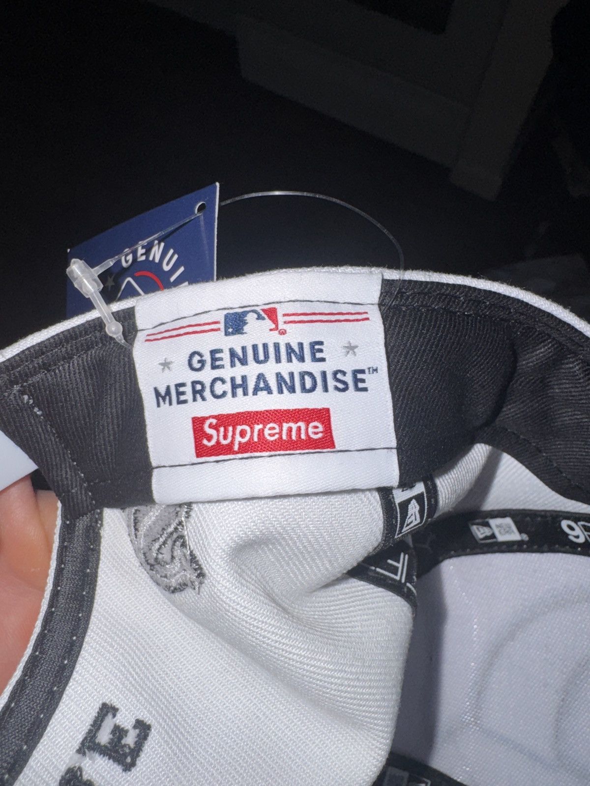 Supreme Supreme x Chicago White Sox Adjustable New Era 'White' Size ONE SIZE - 5 Thumbnail