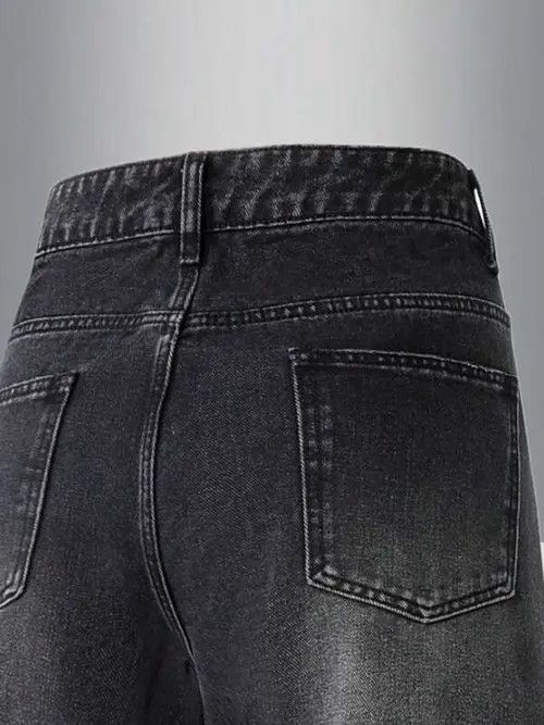 Jean Kurumi x Kyono Vintage Straight Leg Distressed Denim Jeans Size US 32 / EU 48 - 2 Thumbnail