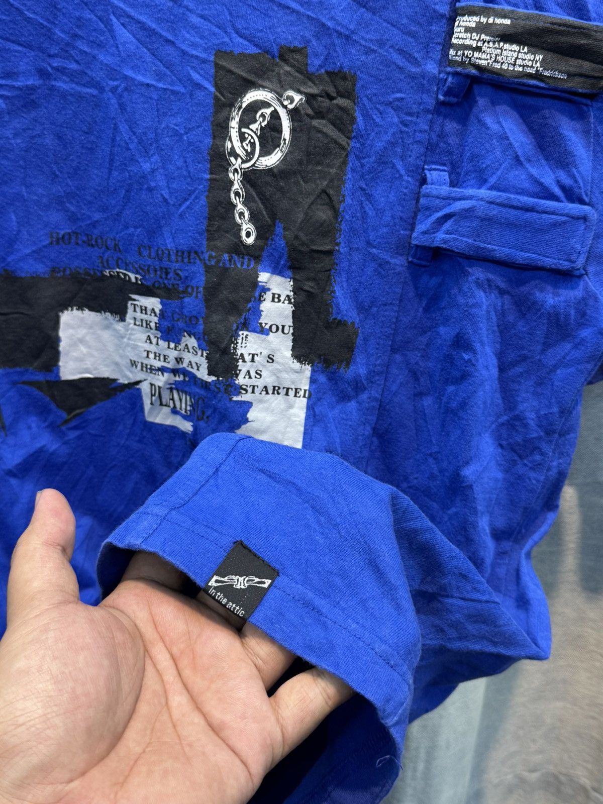 If Six Was Nine × Japanese Brand × Le Grande Bleu (L.G.B.) Archived Intheattic Poem Tees Size US M / EU 48-50 / 2 - 3 Thumbnail