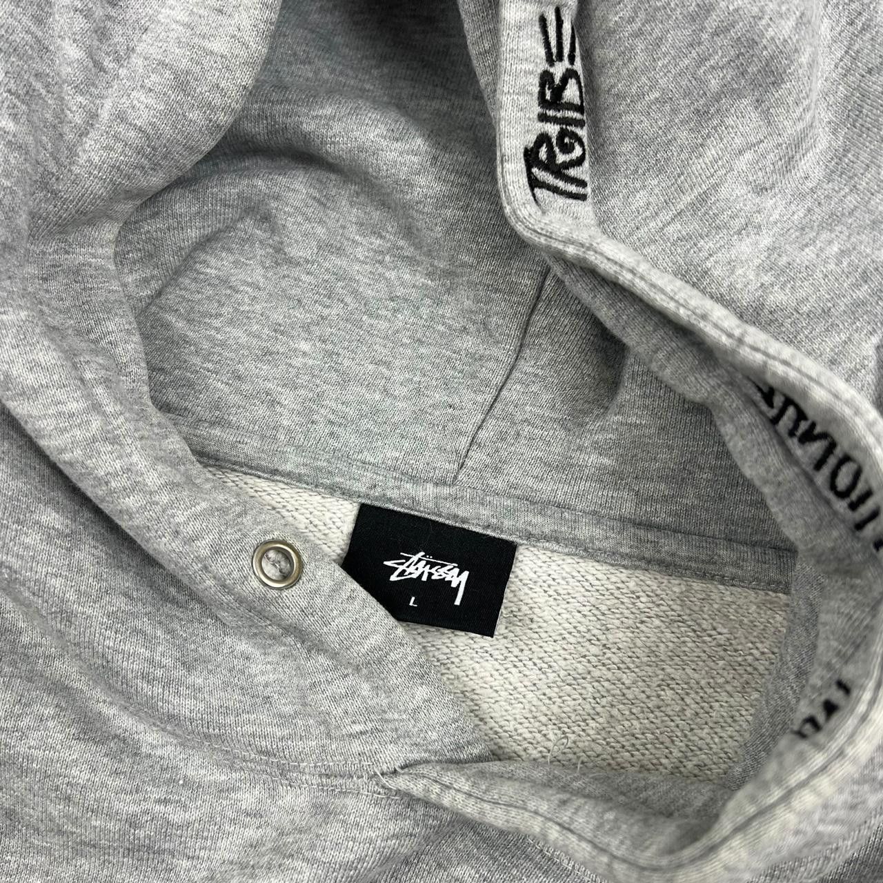 Stussy International Stussy Tribe Camo Pullover Hoodie Gray - Large Size US L / EU 52-54 / 3 - 5 Thumbnail