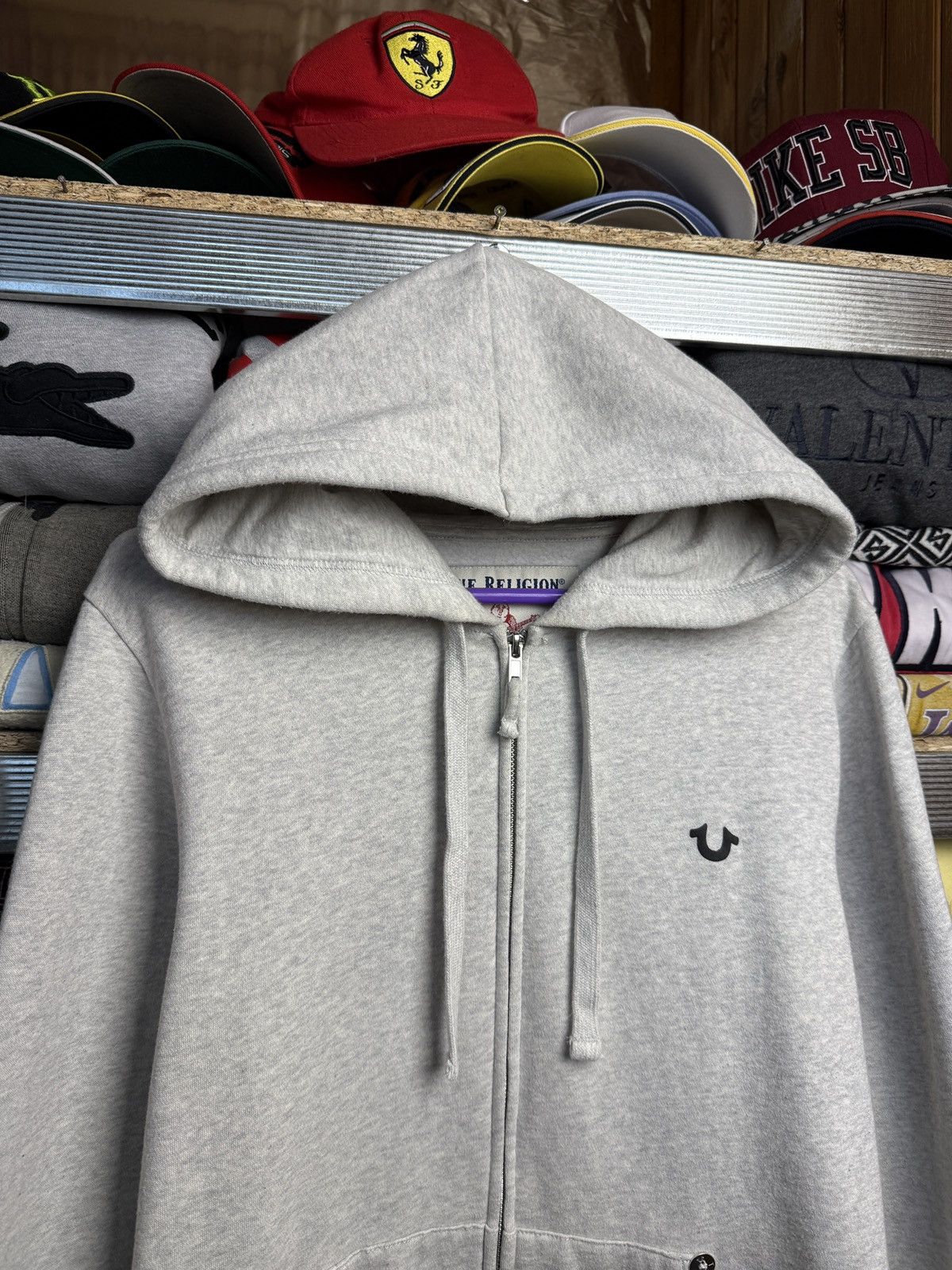 True Religion Y2k True Religion Zip Hoodie Gray Big Logo Size US S / EU 44-46 / 1 - 3 Thumbnail