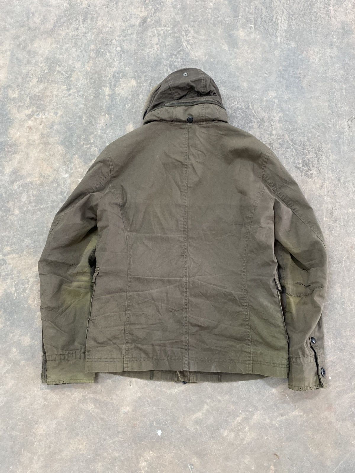 HIDEAWAYS HIDEAWAYS BY NICOLE BONO PARKA JACKET HOODED PUNK GRUNGE LGB Size US M / EU 48-50 / 2 - 16 Thumbnail