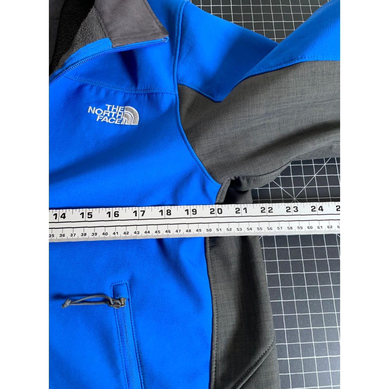 The North Face The North Face Jacket Adult Medium Blue Gray Soft Shell Zip Up AMUP Fleece Lined Size US M / EU 48-50 / 2 - 5 Thumbnail
