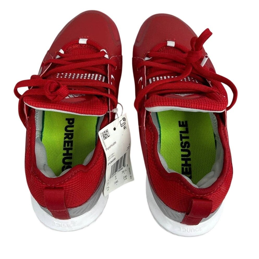 Adidas Adidas PureHustle Softball Cleats Women's Sz 7.5 (FV9039) Size US 7.5 / IT 37.5 - 6 Thumbnail