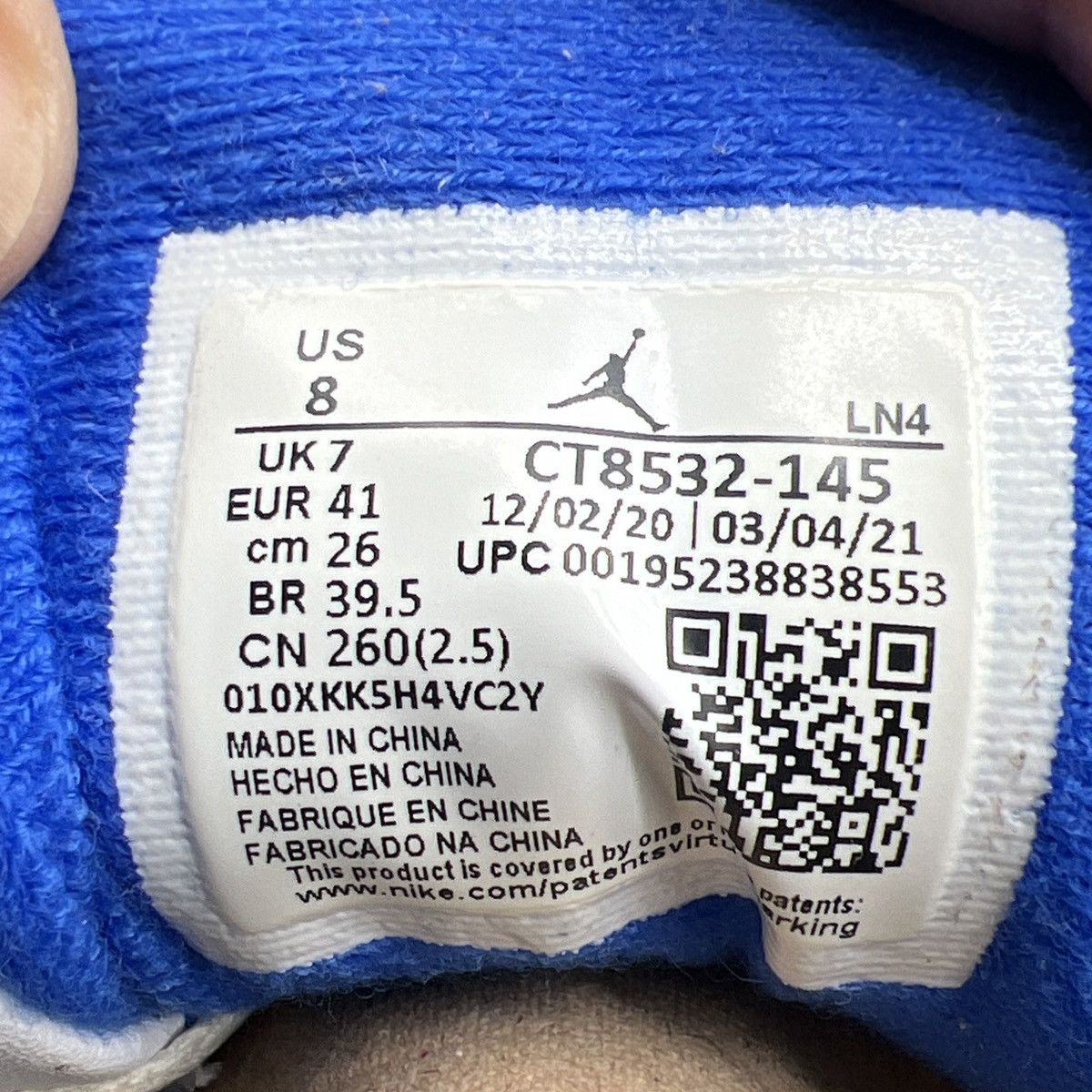 Jordan Brand Air Jordan 3 racer blue Size US 8 / EU 41 - 9 Thumbnail