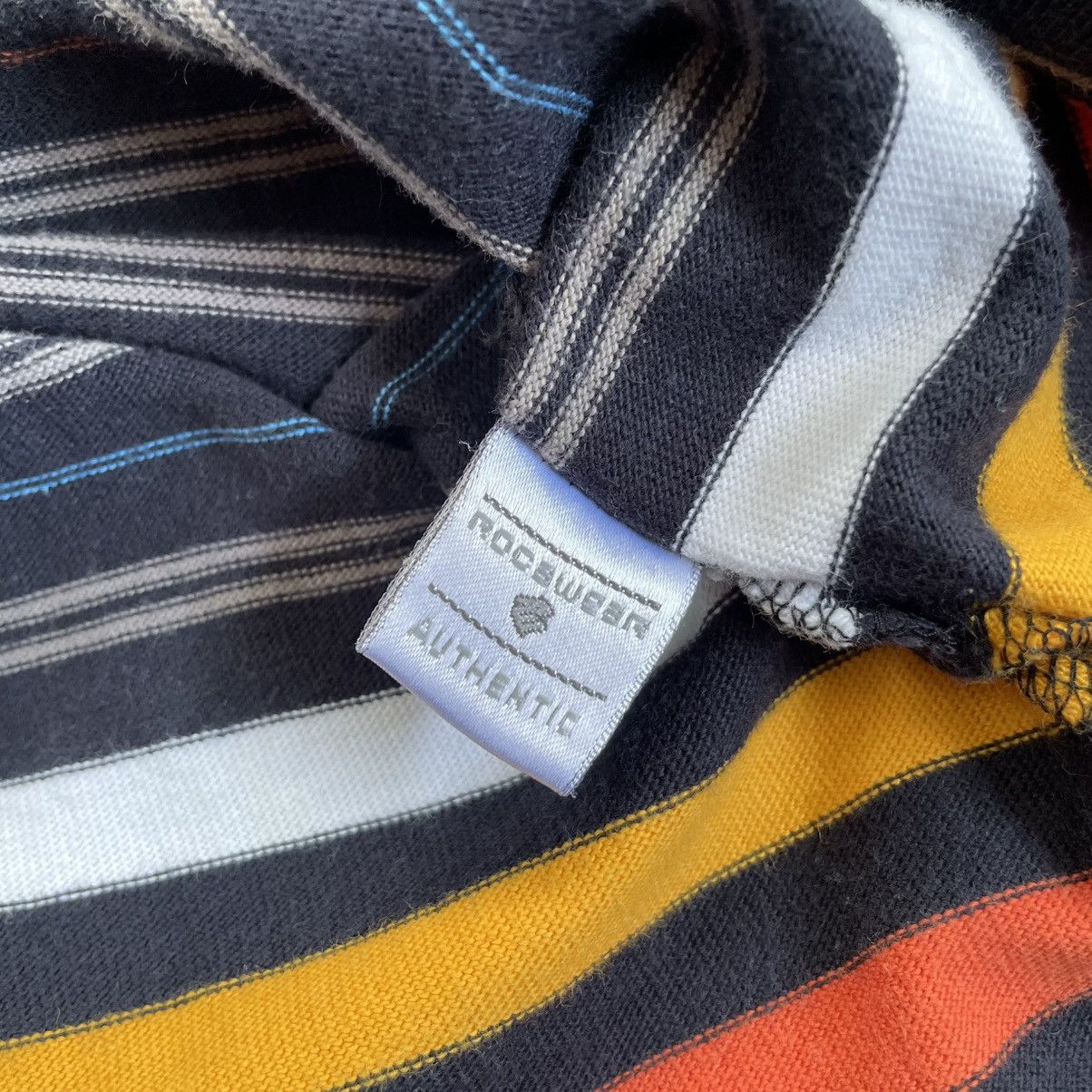 Rocawear ROCA WEAR multi color stripes polo shirt Size US M / EU 48-50 / 2 - 5 Thumbnail
