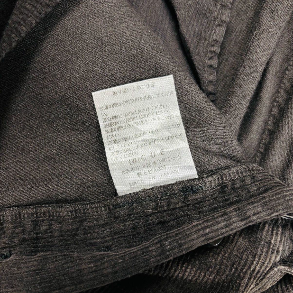 TALKING ABOUT THE ABSTRACTION 2000s Talking About Abstaction Waxed Clawmark Corduroy Pants Size US 29 - 7 Thumbnail