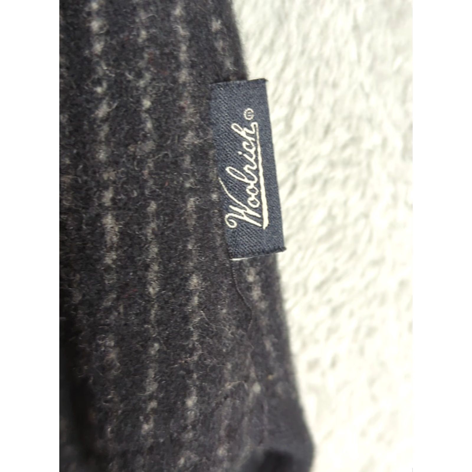Vintage Woolrich Vest Wool Blend Black Gray Striped Women’s Size M Full Zip Lightweight Vest Size M / US 6-8 / IT 42-44 - 6 Thumbnail