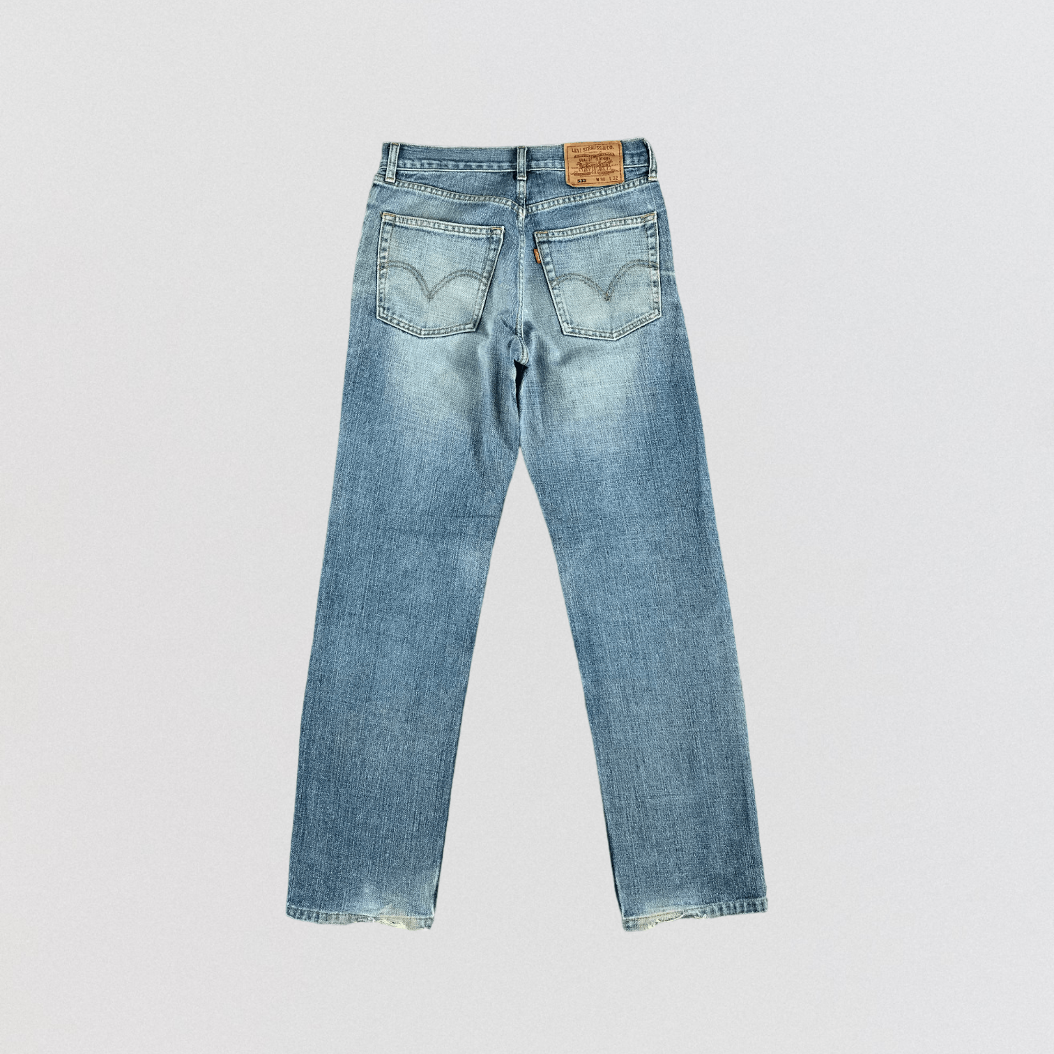 Levi's × Vintage 90s Vintage Blue Wash Levis 533 Jeans-JM2144 Size US 29 - 2 Thumbnail