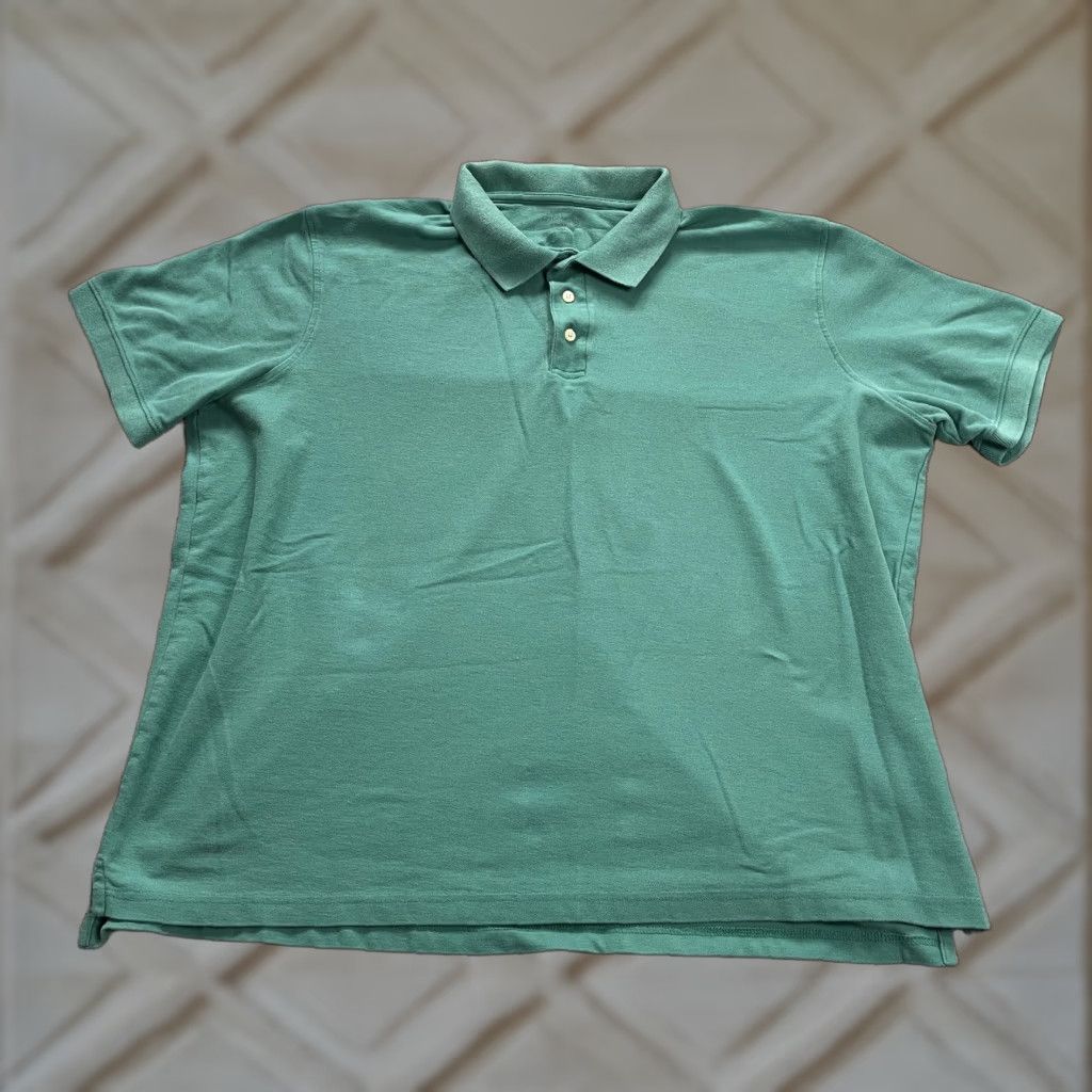 Croft & Barrow Croft & Barrow Polo Shirt Mens 2XL Green Short Sleeve Collared Cotton Golf Tennis Classic Sports Shirt Mens 2XL Green Size US XXL / EU 58 / 5 - 1 Thumbnail