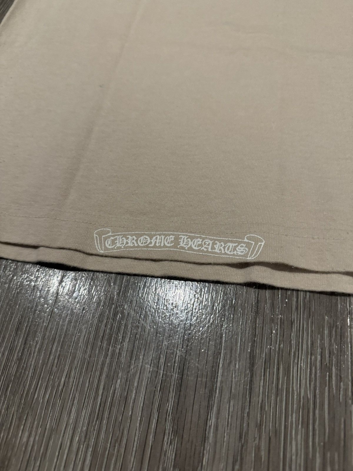 Chrome Hearts Chrome Hearts x Browns London Cream Beige Tee Small Size US S / EU 44-46 / 1 - 6 Thumbnail