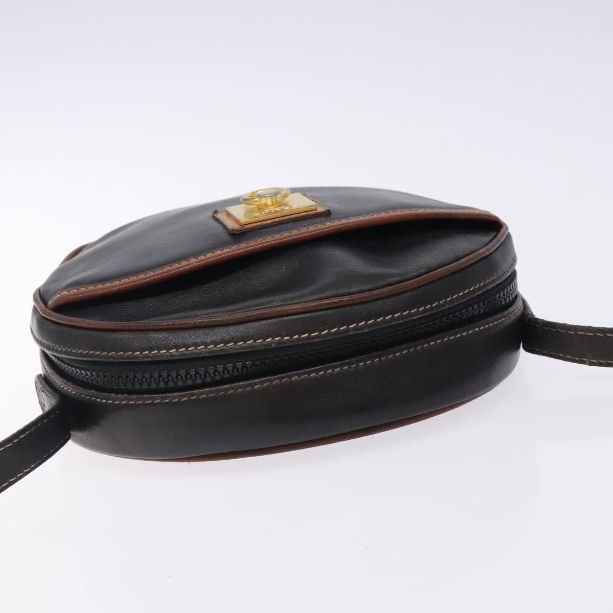 Celine CELINE Shoulder Bag Leather Black Gold Size ONE SIZE - 6 Thumbnail