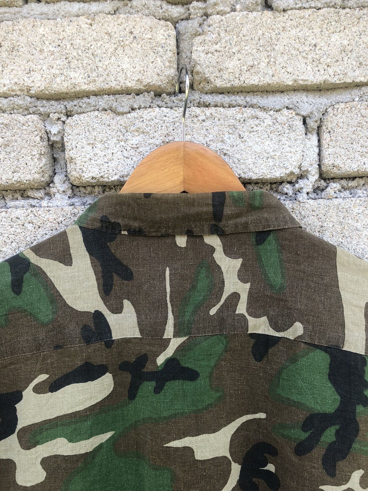 Vintage Vintage 80s Ranger Camo Army Button Up Shirts Size US XXL / EU 58 / 5 - 13 Thumbnail
