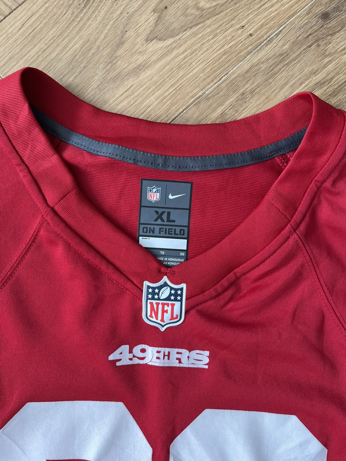 Nike San Francisco 49ers Custom Football Jersey – “DEOL” #29 Size US XL / EU 56 / 4 - 5 Thumbnail
