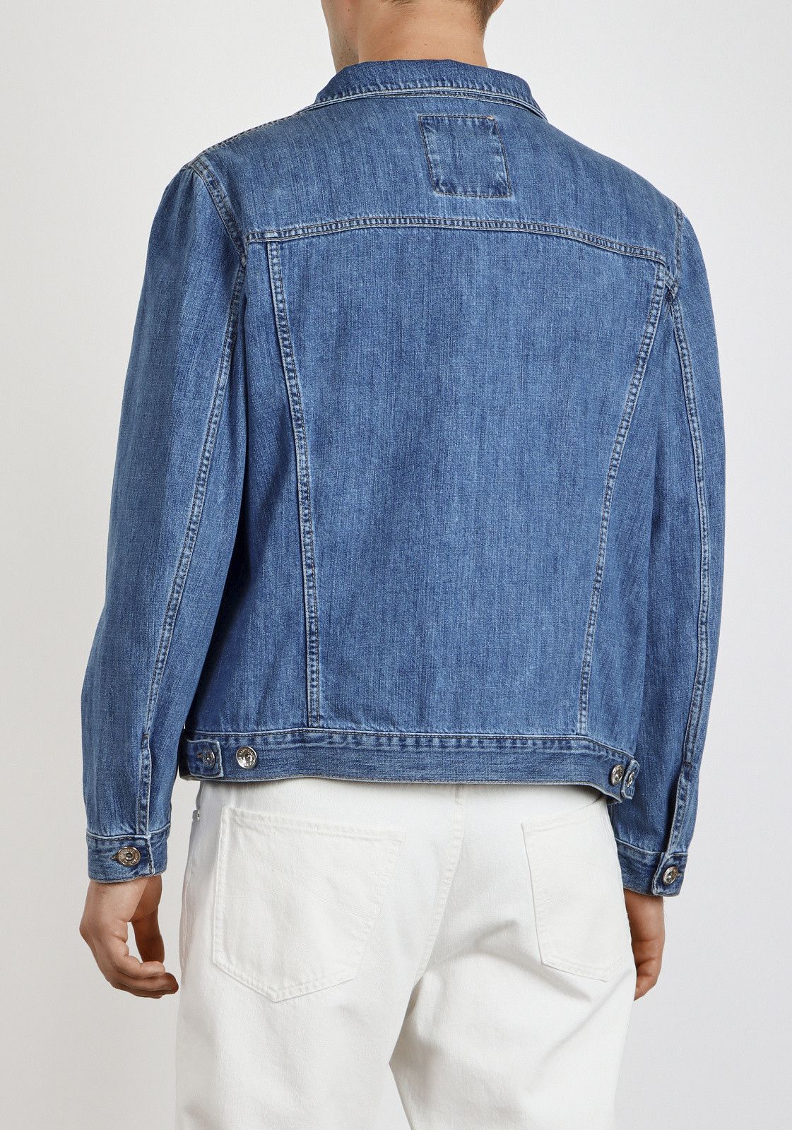 Brunello Cucinelli o1w1db10125 Denim Jacket in Blue Size US M / EU 48-50 / 2 - 6 Thumbnail