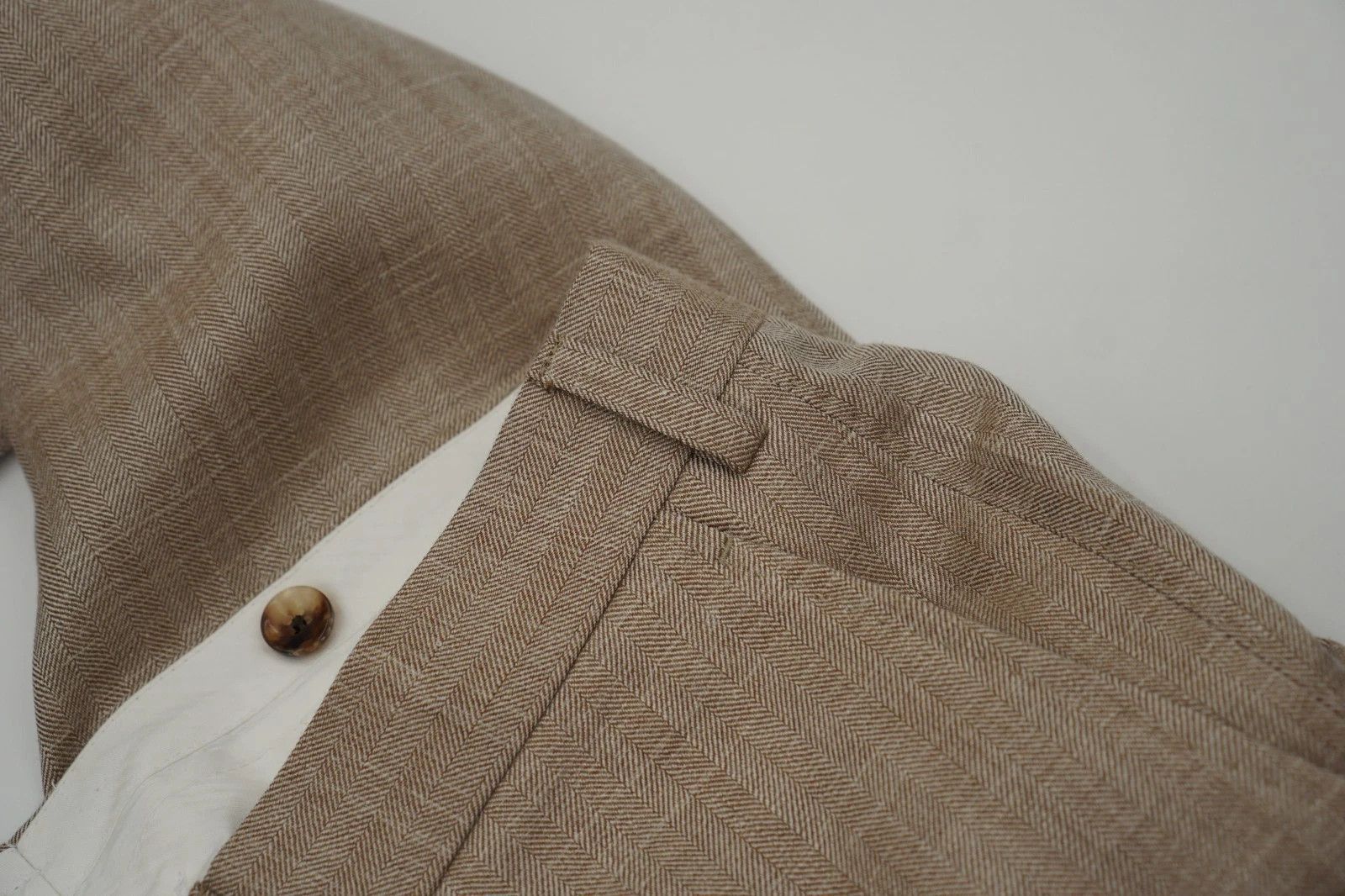 Suitsupply Men Suitsupply Pants Brescia Wool Silk & Linen 24 UK/US38S Size 38S - 4 Thumbnail