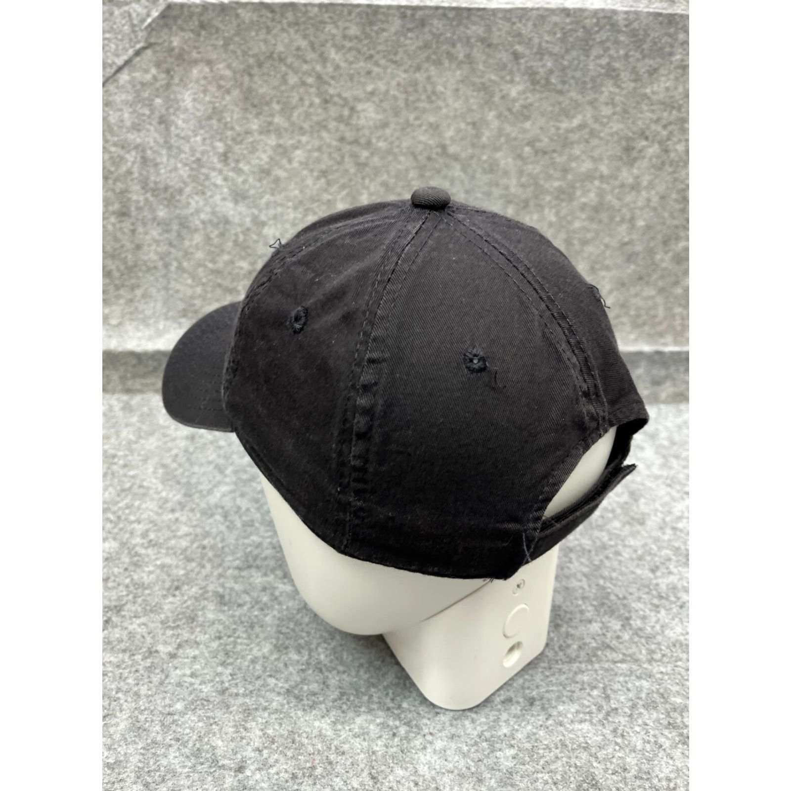 Warehouse Outdoor Cap Hat Baseball Cap Adjustable One Size Black Cotton Twill Men Adult Cap Size ONE SIZE - 5 Thumbnail