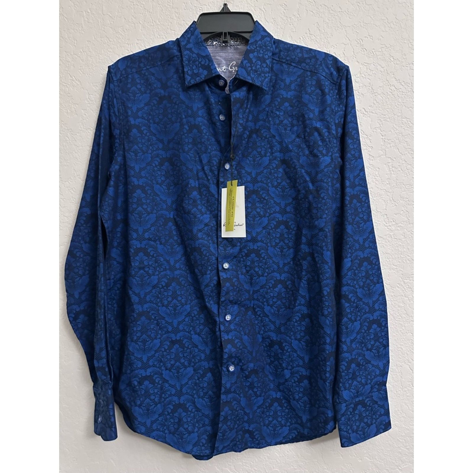 Robert Graham Robert Graham Bayview Cotton Button-Up Shirt Navy Men Small Size US S / EU 44-46 / 1 - 1 Thumbnail