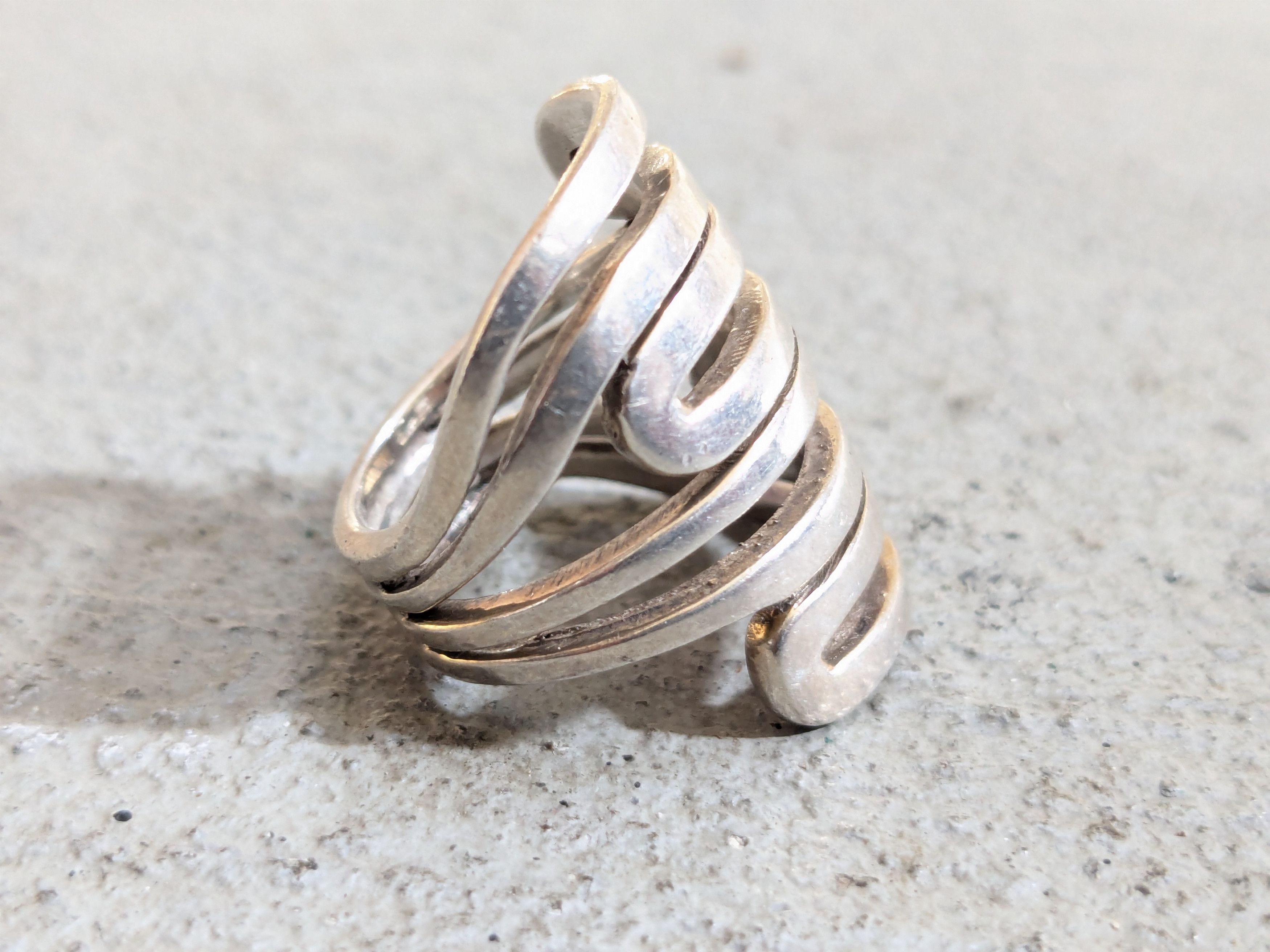 Jewelry × Sterling Silver Silpada Sterling Silver Maze Ring 7 Abstract Modern Avant Size ONE SIZE - 3 Thumbnail
