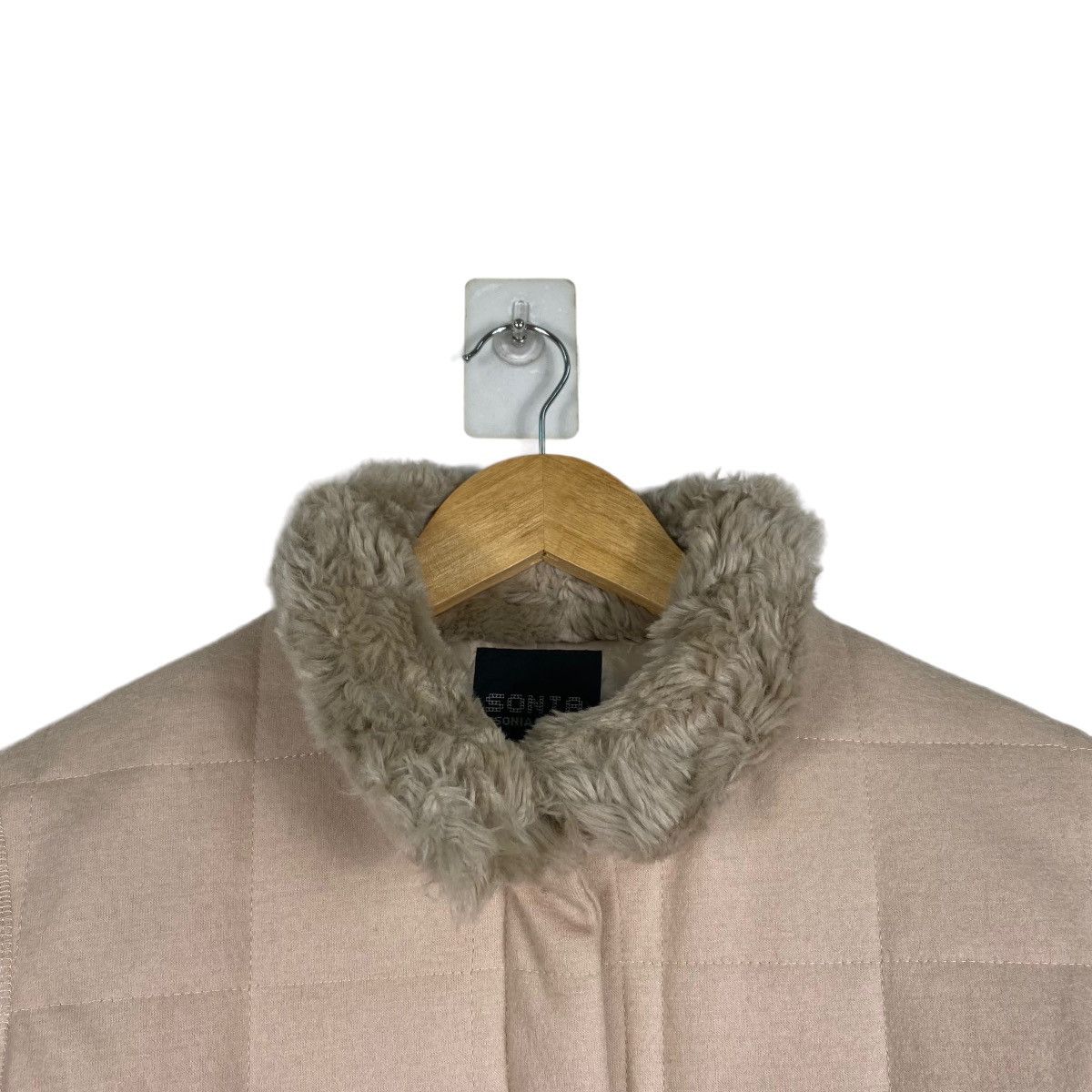 Japanese Brand Sonia Rykiel Homme Fur Collar Long Jacket Size US M / EU 48-50 / 2 - 4 Thumbnail