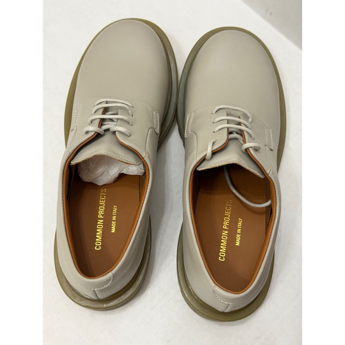 Common Projects COMMOM PROJECTS GREY DERBY WITH SUPER SOLE Size US 9 / EU 42 - 13 Thumbnail