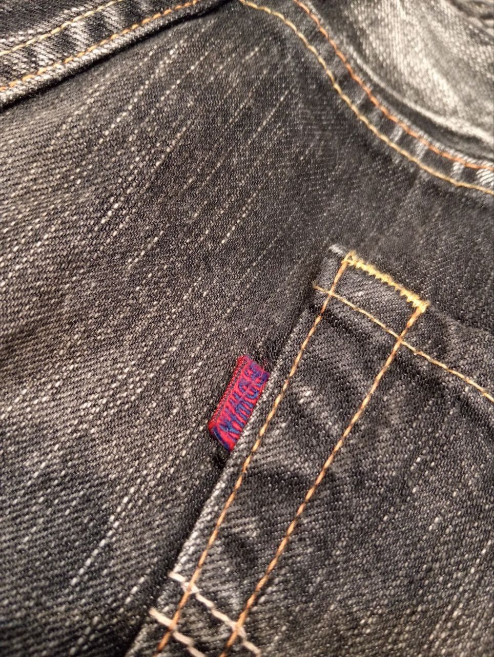 Edwin EDWIN BLACK WASHED DENIM FLARED PANTS Size US 34 / EU 50 - 14 Thumbnail