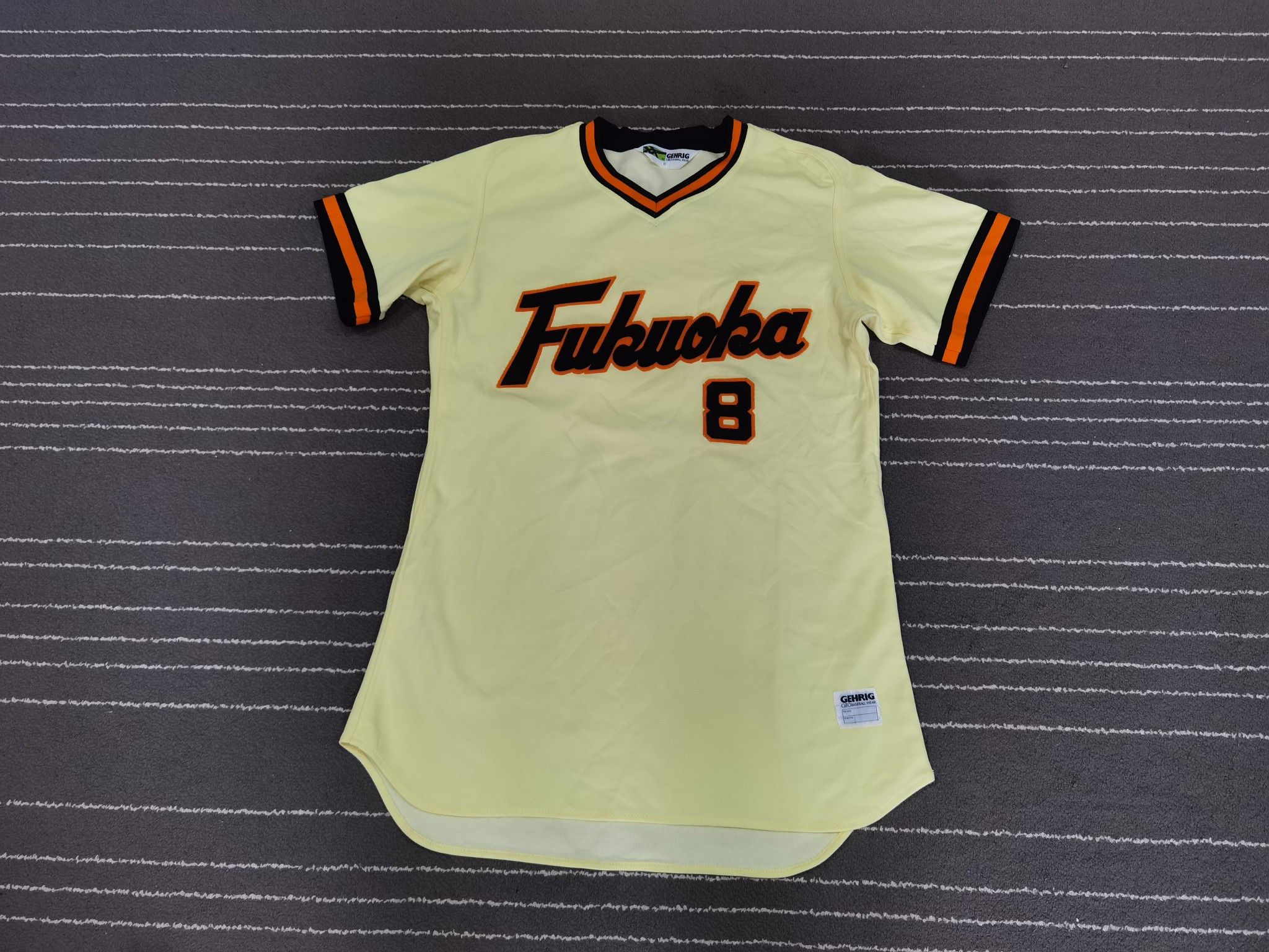 Japanese Brand Vintage Fukuoka 8 X GEHRIG V neck S 1604 Size US S / EU 44-46 / 1 - 1 Thumbnail