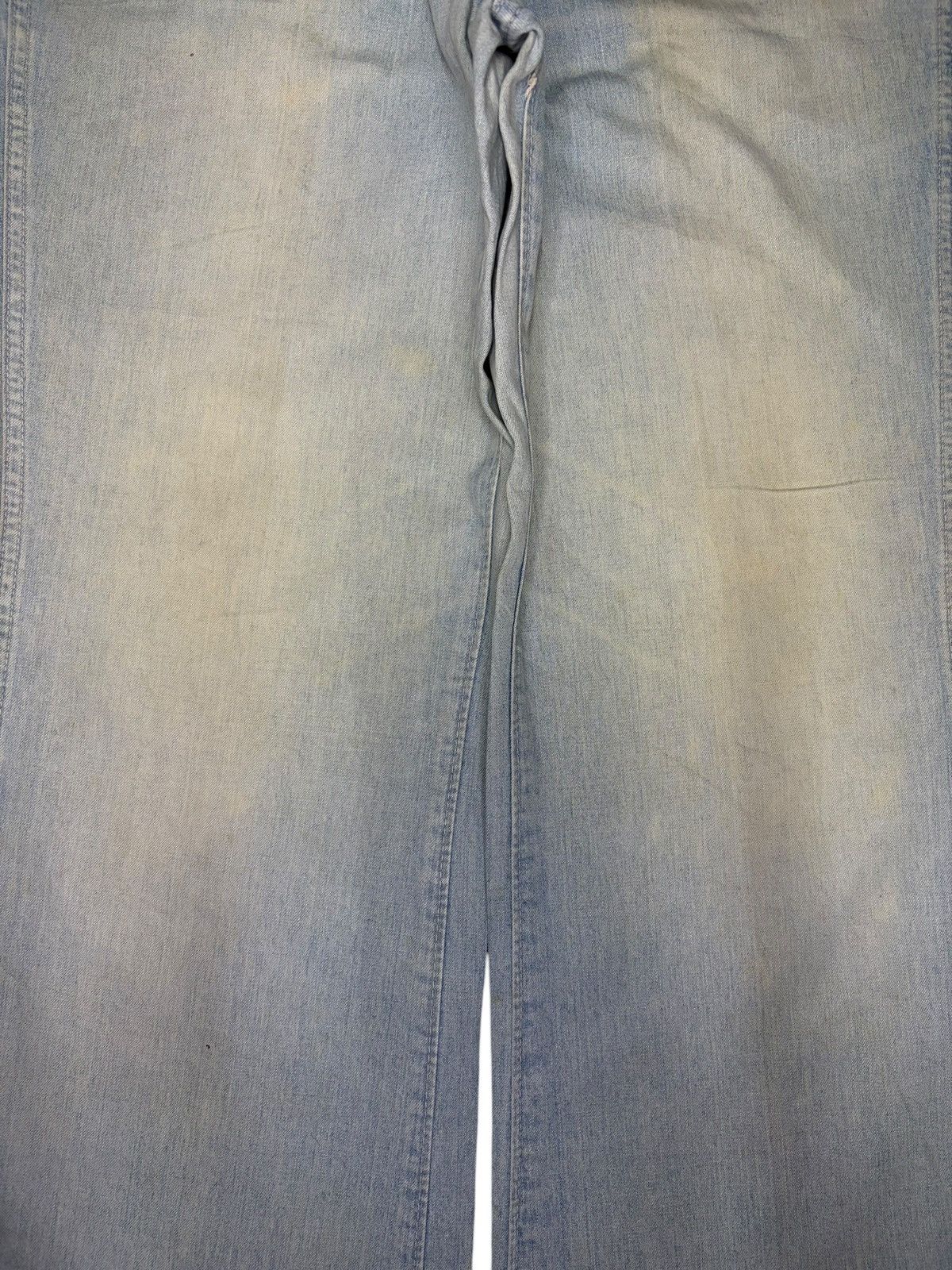 Wrangler Vintage Wrangler Mud Wash Distressed Flare Jeans Size US 32 / EU 48 - 3 Thumbnail