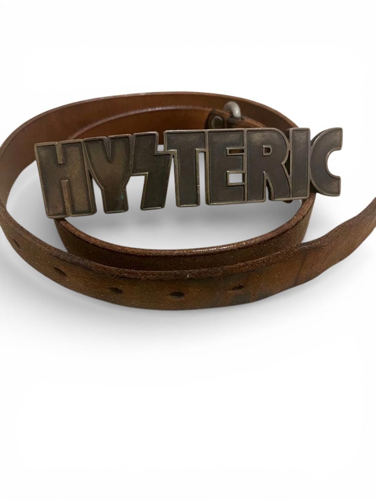 Hysteric Glamour Hysteric - Brown Leather Belt with Metal Logo Buckle Size ONE SIZE - 2 Thumbnail