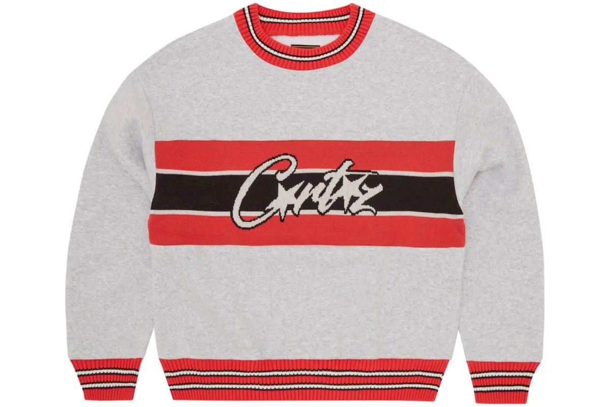Corteiz UNI CREW SWEATER [HEATHER GREY] Size US XL / EU 56 / 4 - 1 Thumbnail