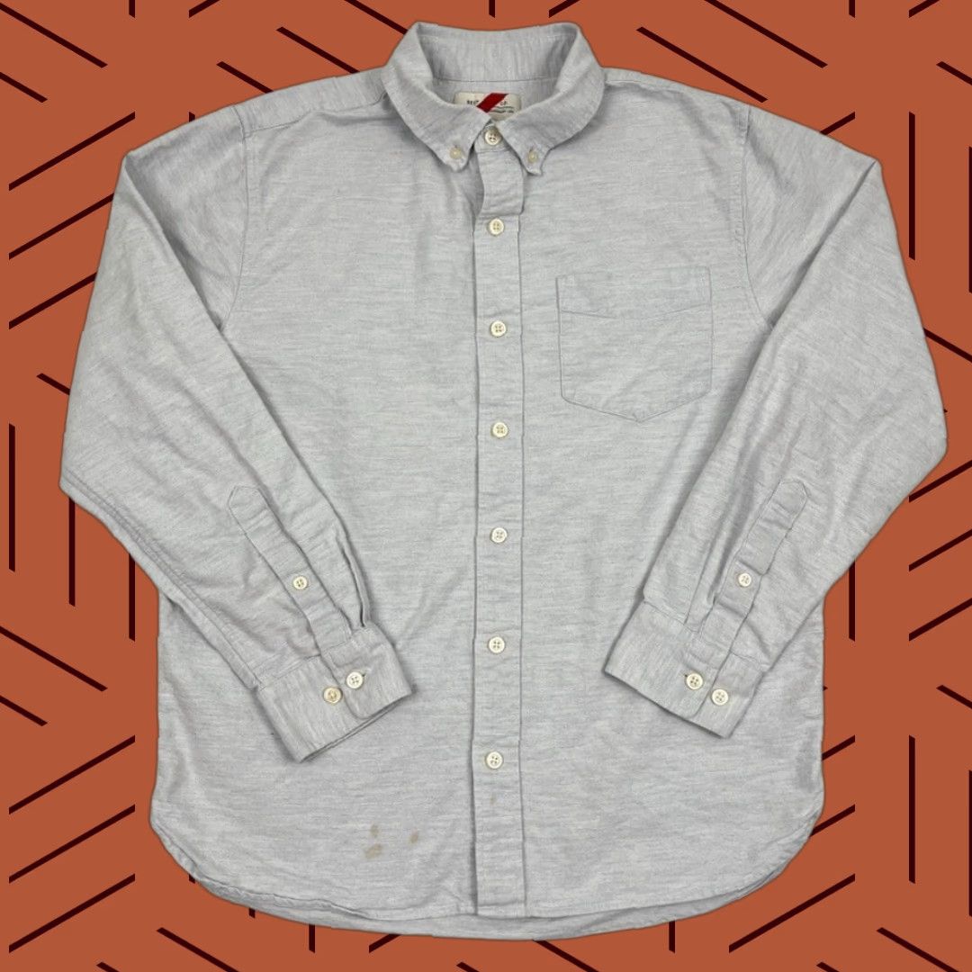 CO Best Made Co Brushed Oxford Shirt Mens M Blue Casual Button Down Long Sleeve Size US M / EU 48-50 / 2 - 1 Thumbnail