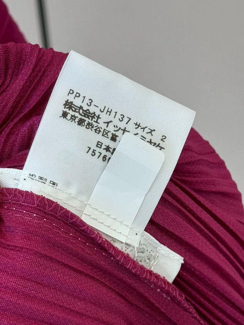 Issey Miyake Issey Miyake size:2 Cherry color pleated dress Size S / US 4 / IT 40 - 4 Thumbnail