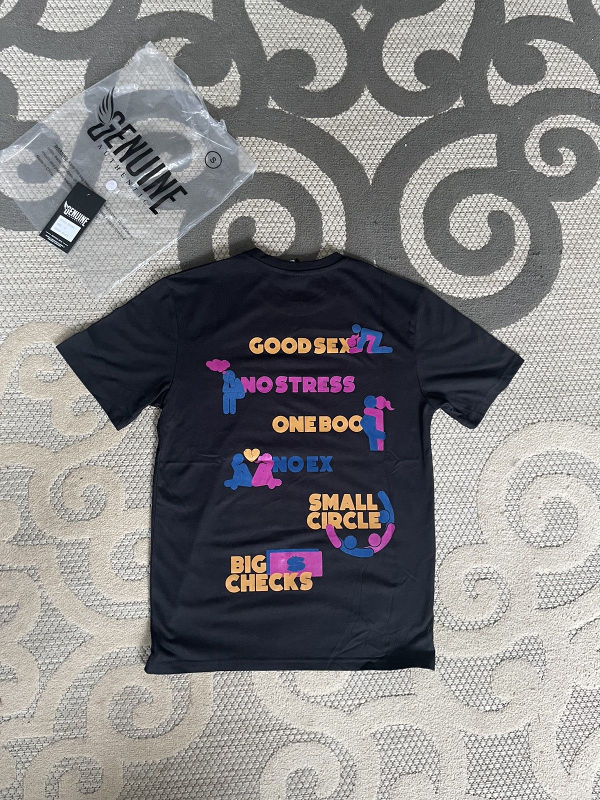 Other Black Genuine Authentic Tee Size US S / EU 44-46 / 1 - 1 Thumbnail