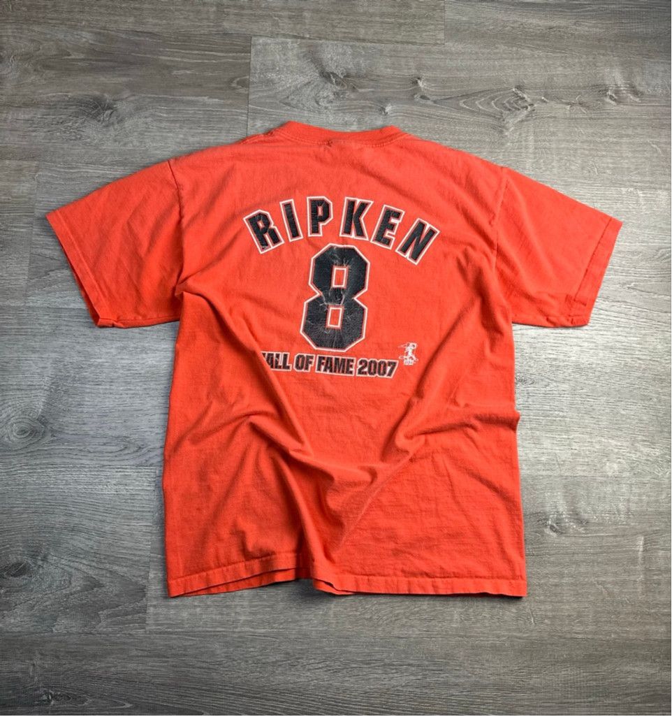 Anvil Y2K Baltimore Orioles Cal Ripken T-Shirt Orange Size L Size US L / EU 52-54 / 3 - 2 Thumbnail