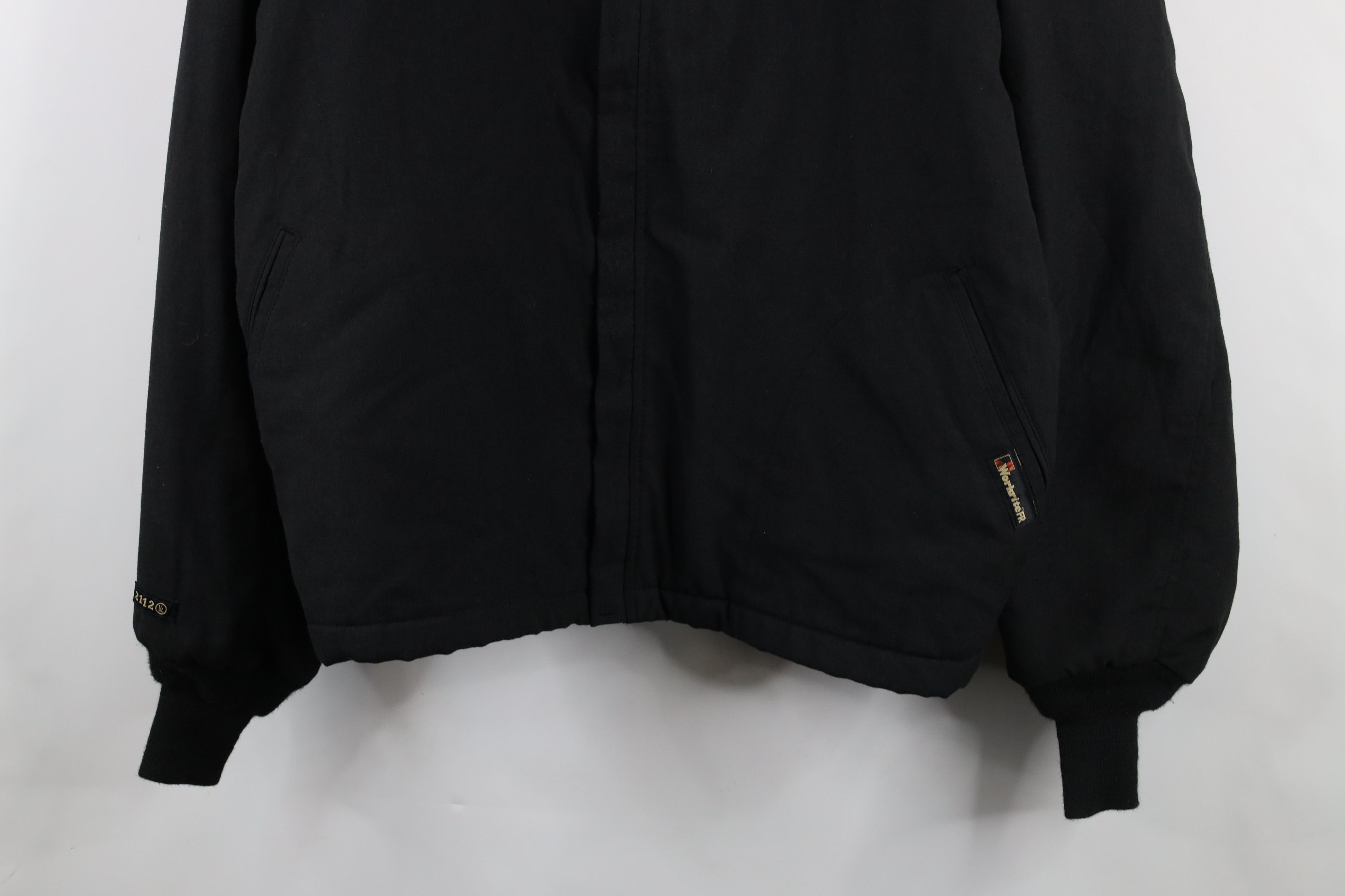 Vintage Vintage Streetwear Quilted Fire Resistant Work Bomber Jacket Size US XL / EU 56 / 4 - 3 Thumbnail